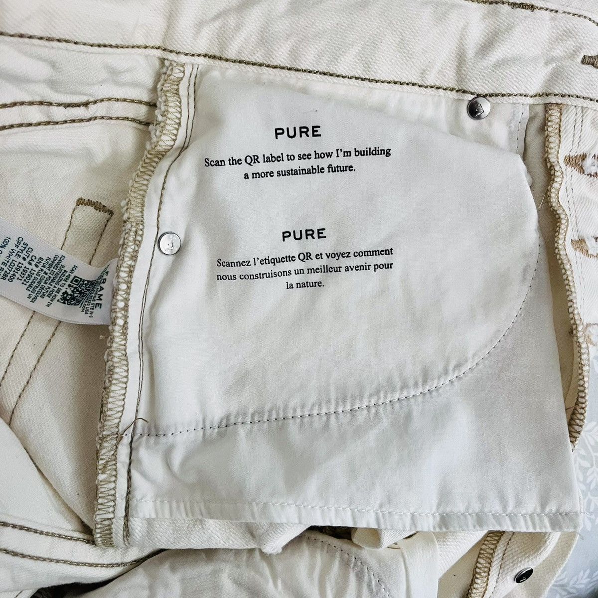 Frame Frame Le Original Women’s Straight Jeans Distressed Size: 27 Size 27" / US 4 / IT 40 - 6 Thumbnail