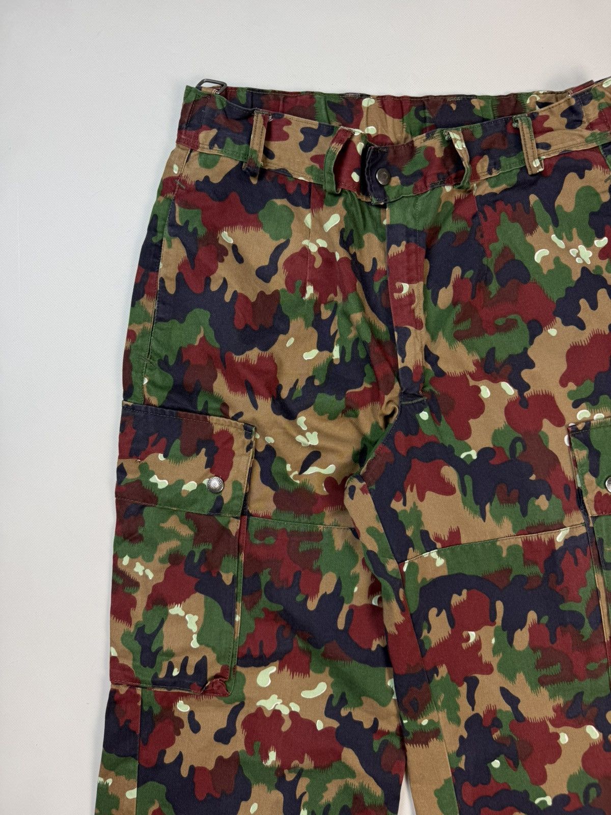 Vintage Military Swiss Army Alpenflage Camo M83 Cargo Pants Trousers Size US 30 / EU 46 - 6 Thumbnail