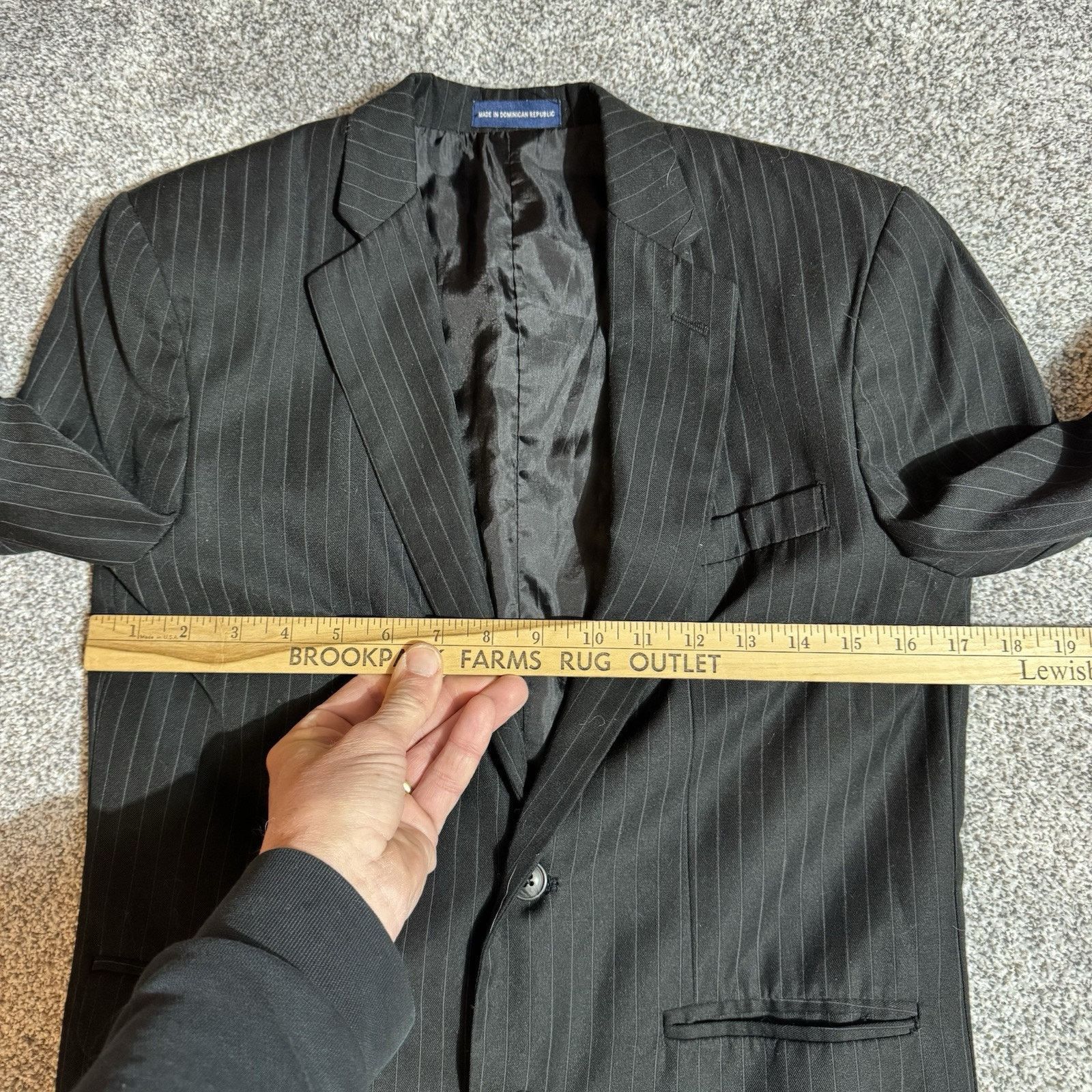 Chaps Chaps Pinstripe Suit Coat Womens 16 Dark Academia Preppy Size XXL / US 16-18 / IT 52-54 - 3 Thumbnail
