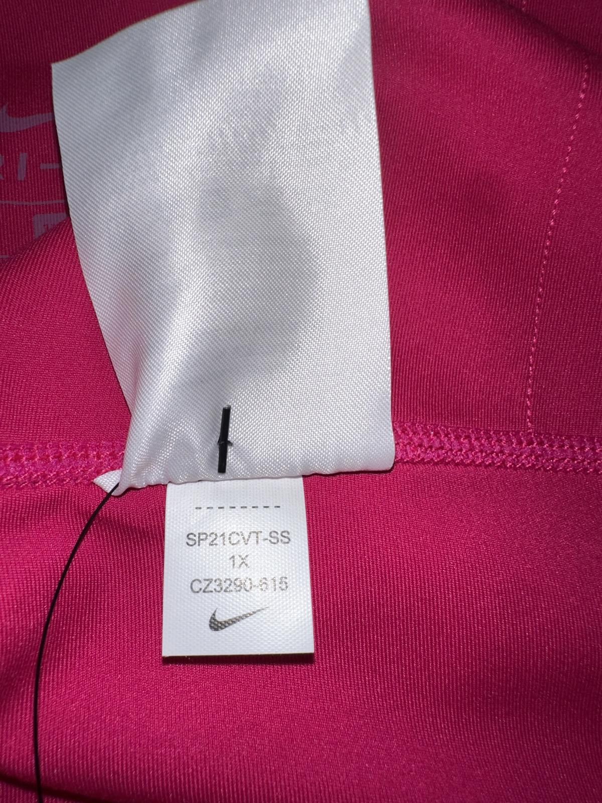 Nike Nike One Women's Plus Size Pink Luxe Tight Sample Size 40" / US 18 - 2 Thumbnail