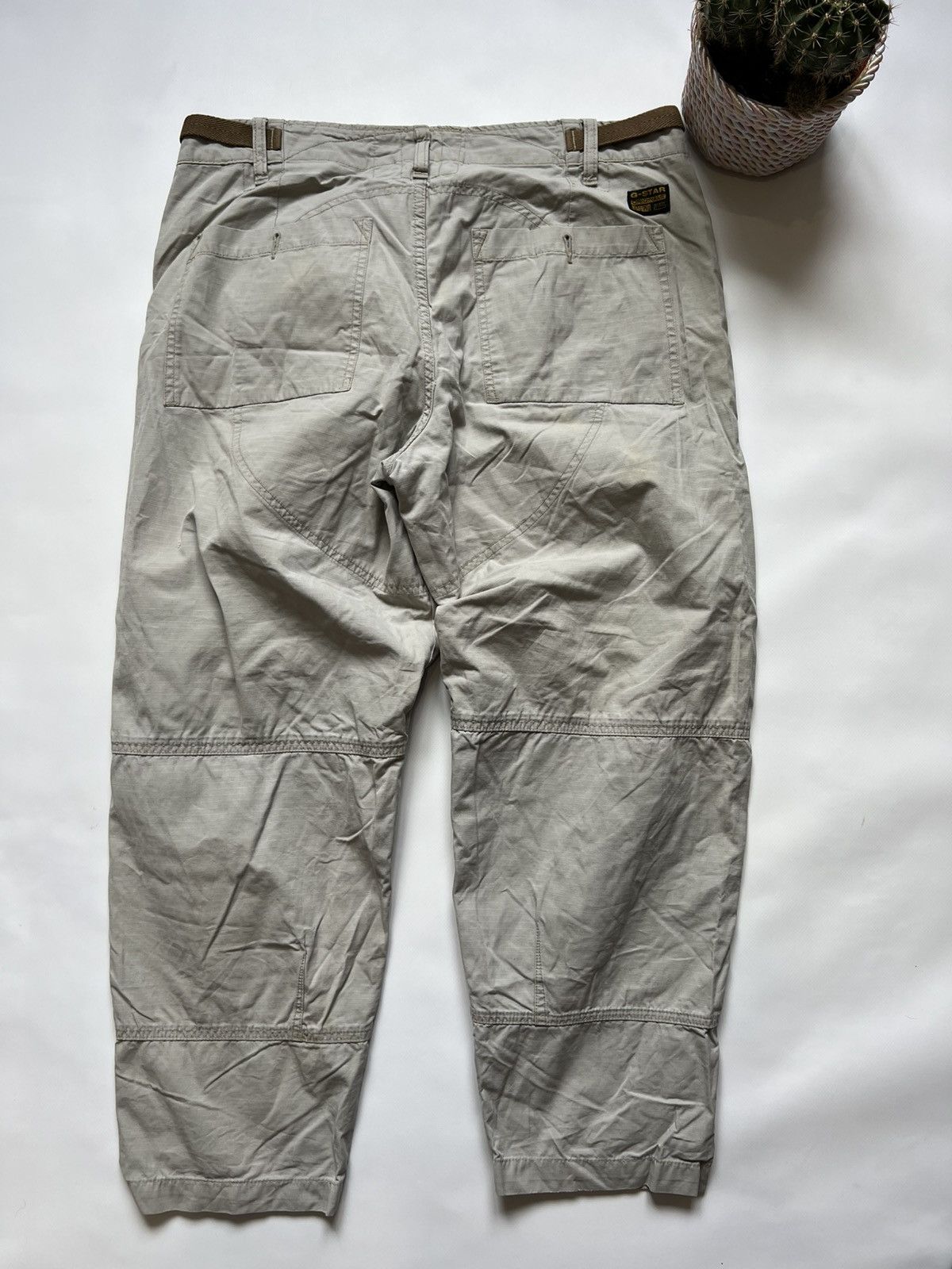 G-Star Vintage Y2K G-star RAW White Pants Cargo Size US 34 / EU 50 - 2 Thumbnail