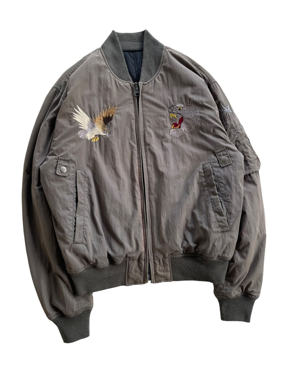 I. Spiewak And Sons Spiewak & Son Reversible Sukajan Bomber Jacket Size US M / EU 48-50 / 2 - 8 Thumbnail