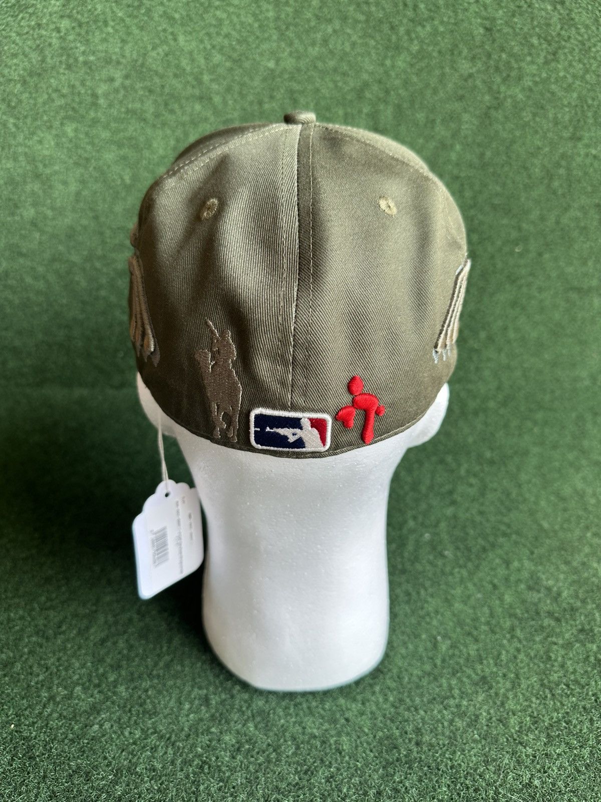 Aris Tatalovich × Designer × murd333r.fm VERY RARE MURD333R FM 7 1/8 FTTED OLIVE CAP HAT Size ONE SIZE - 4 Thumbnail
