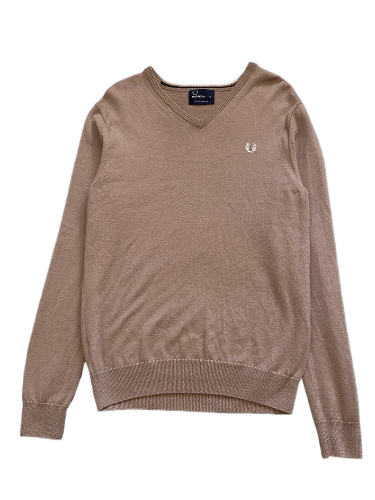 Fred Perry Vintage Fred Perry Classic Fit Embroidered Logo Sweater Size US M / EU 48-50 / 2 - 1 Thumbnail