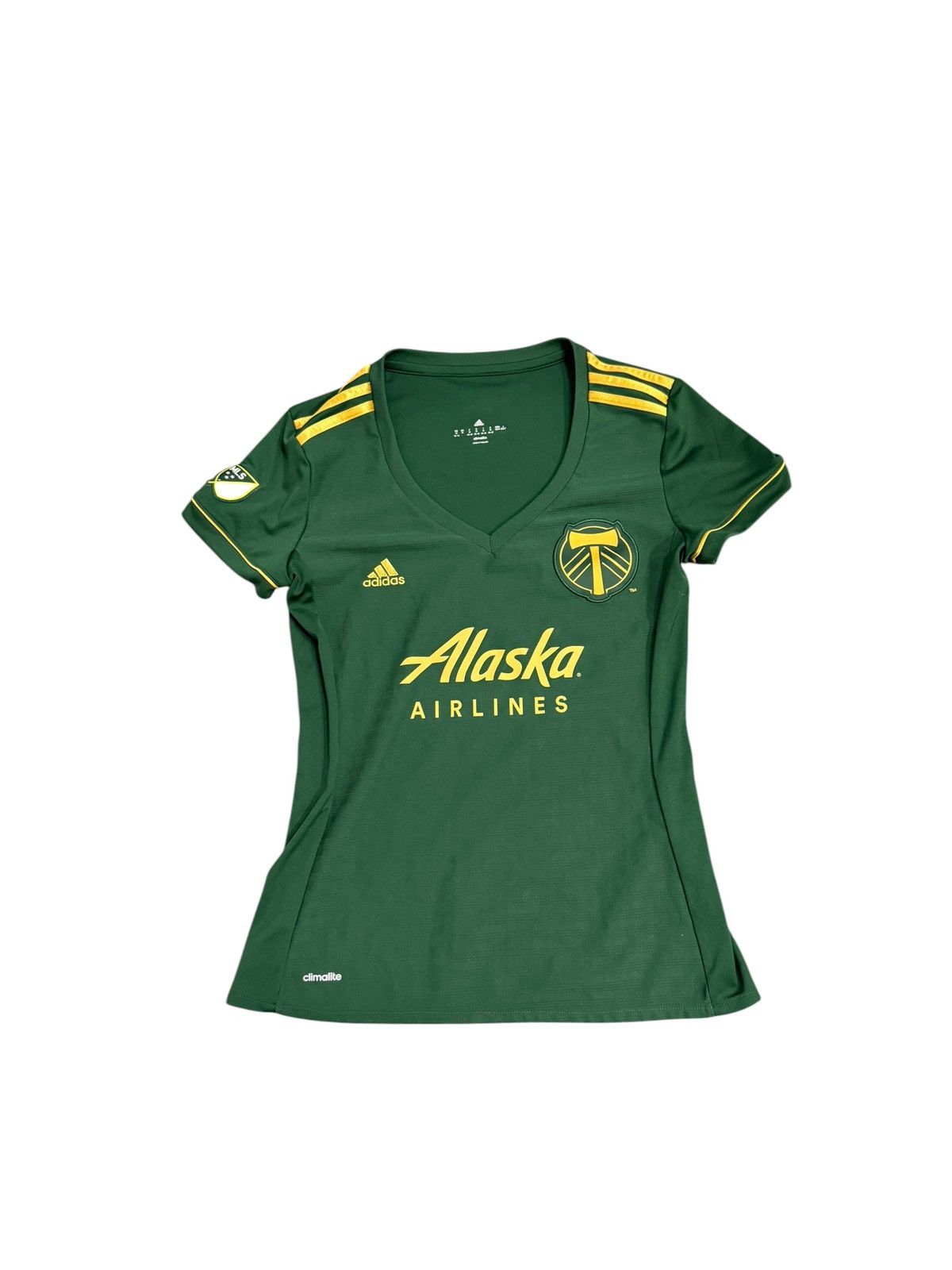 Adidas Adidas Portland Timbers Alaska Airlines Women Green Jersey Size M / US 6-8 / IT 42-44 - 1 Thumbnail