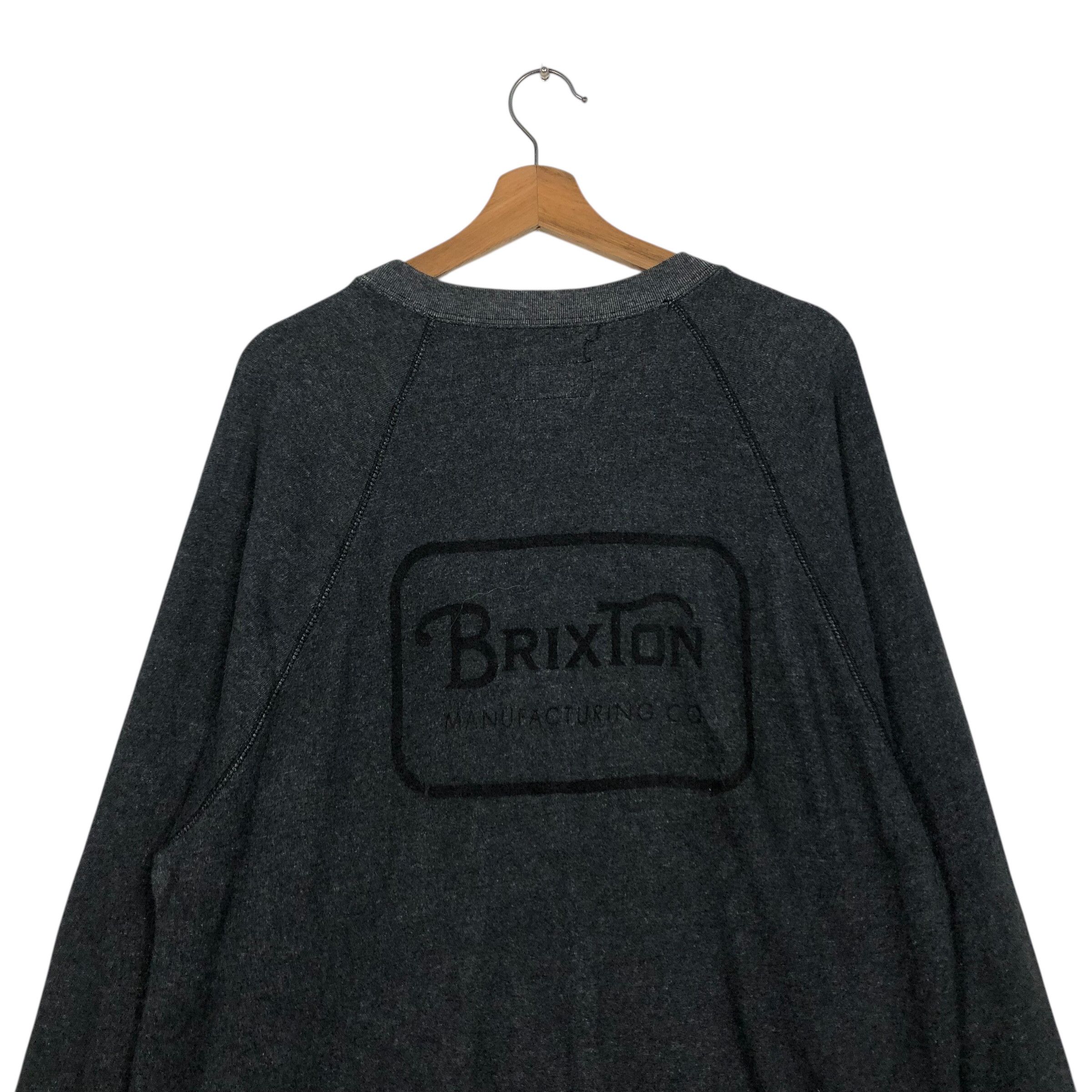 Japanese Brand 📌Vintage Sweatshirt Brixton Box Logo Issey Miyake Size US XL / EU 56 / 4 - 10 Thumbnail