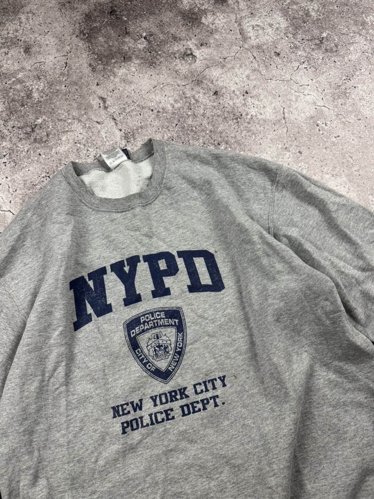 Jerzees Vintage Jerzees Drop Shoulder Fit NYPD Sweatshirt 90’s rare Size US M / EU 48-50 / 2 - 3 Thumbnail