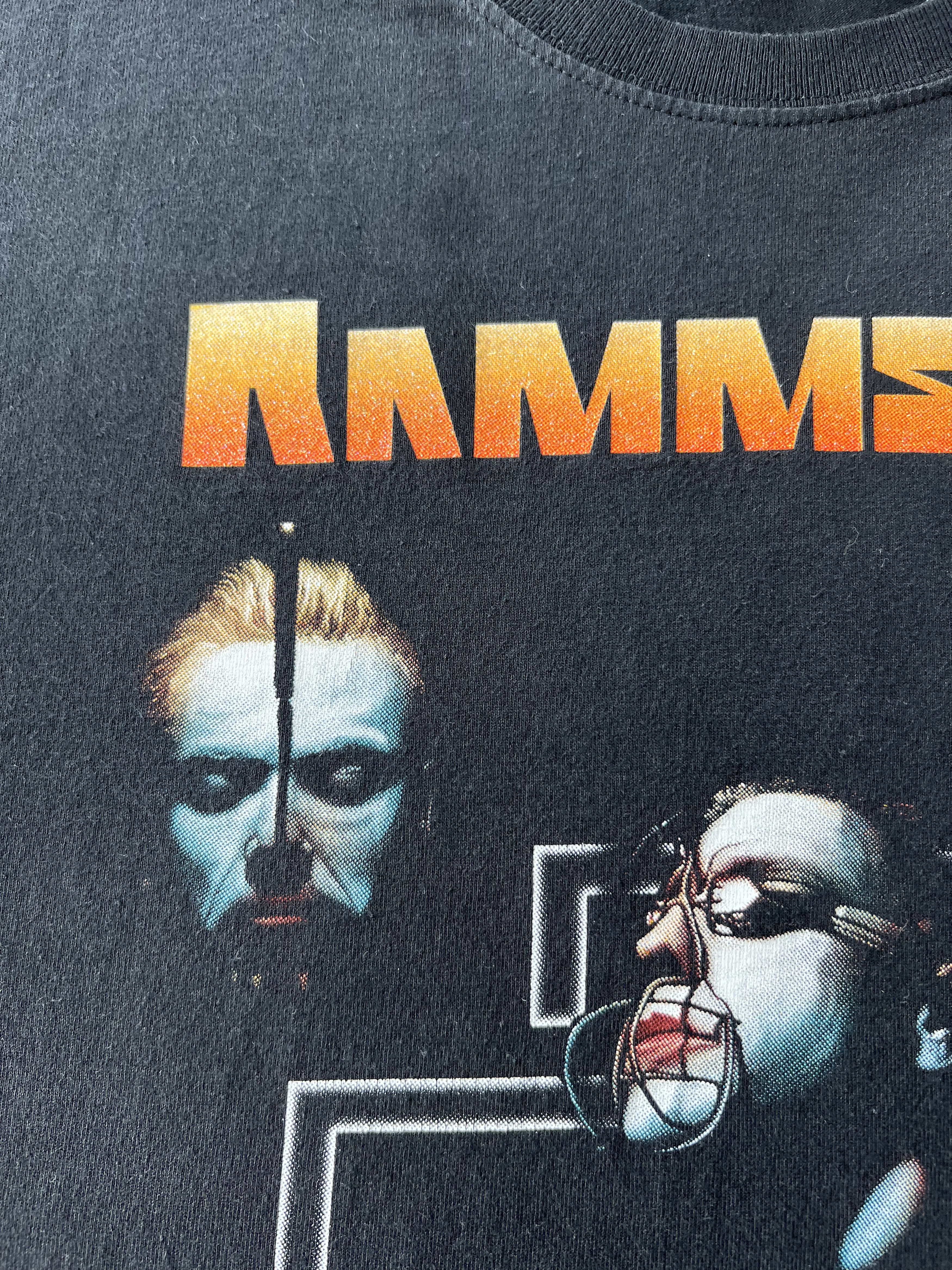 Band Tees Vintage 90s Rammstein Sehnsucht Black T-shirt Size US L / EU 52-54 / 3 - 7 Thumbnail