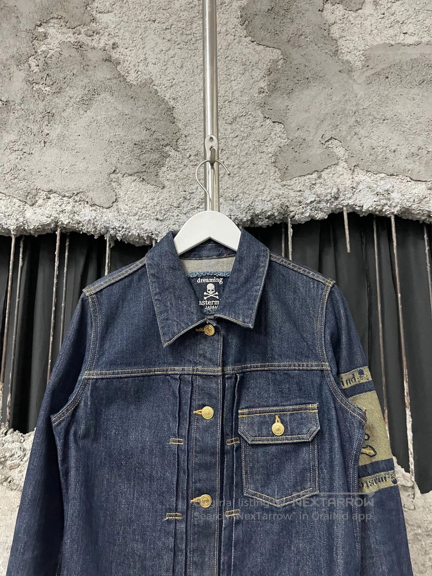 Mastermind Japan Mastermind Japan MMJ Gold Thread Denim Jacket. Size US XS / EU 42 / 0 - 3 Thumbnail