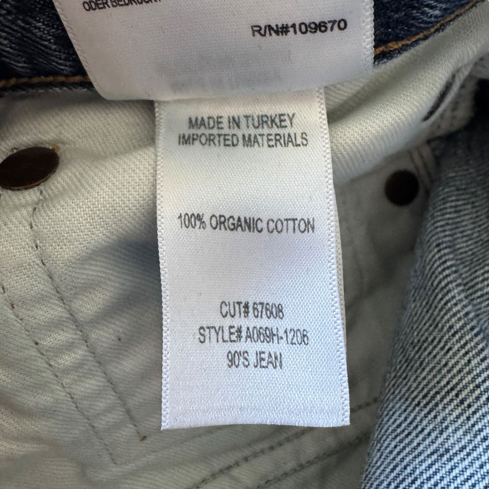Agolde AGOLDE 90s Mid Rise Loose Fit Hooked Wash Size 25" / US 0 / IT 36 - 8 Thumbnail