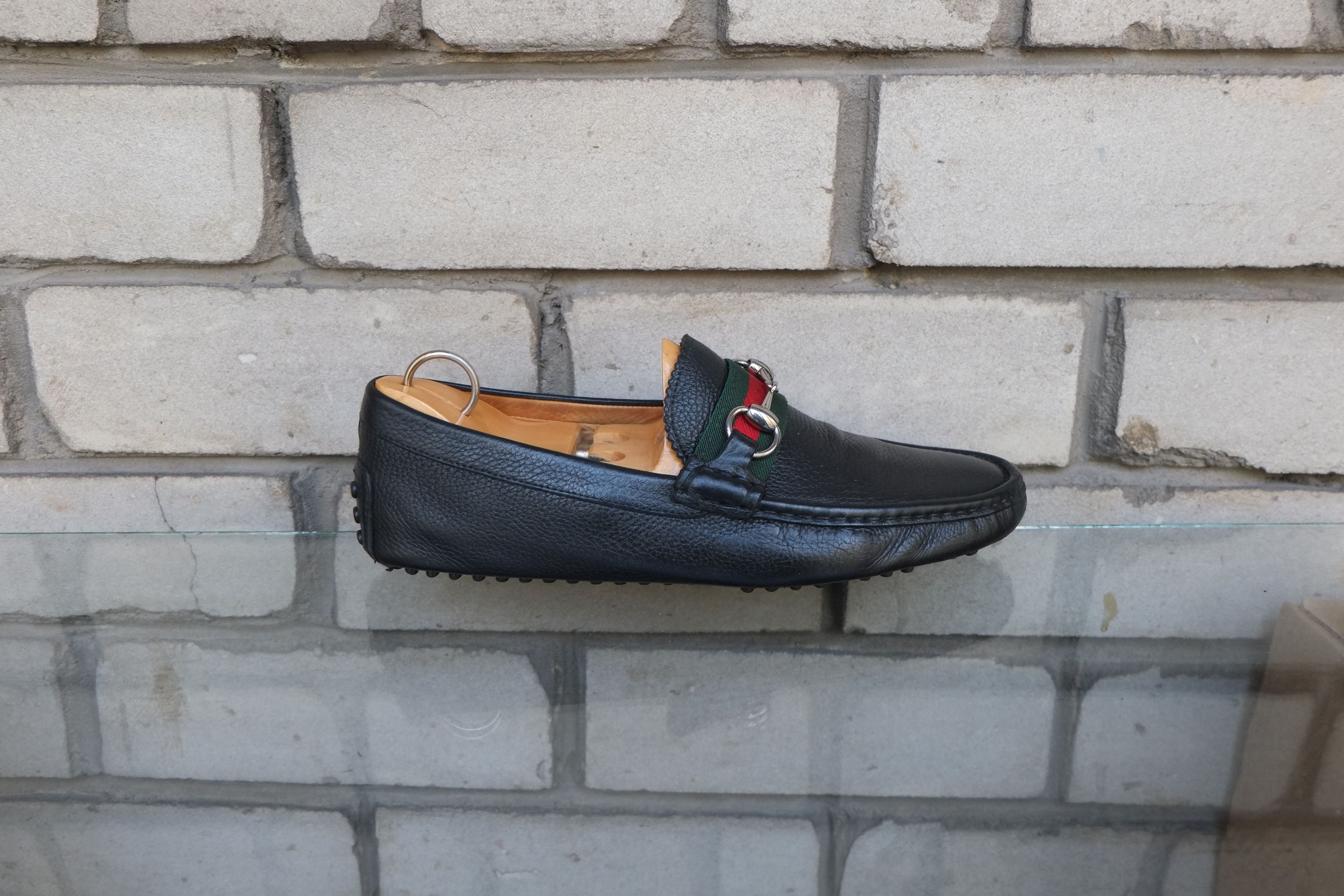 Gucci Gucci Damo Horsebit Loafers Black Moccasin Ferragamo Prada Size US 7.5 / EU 40-41 - 1 Thumbnail