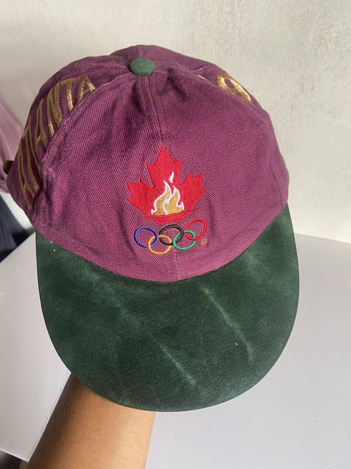 Vintage Vintage Atlanta 1996 Olympics Canada Hat Cap Size ONE SIZE - 1 Thumbnail
