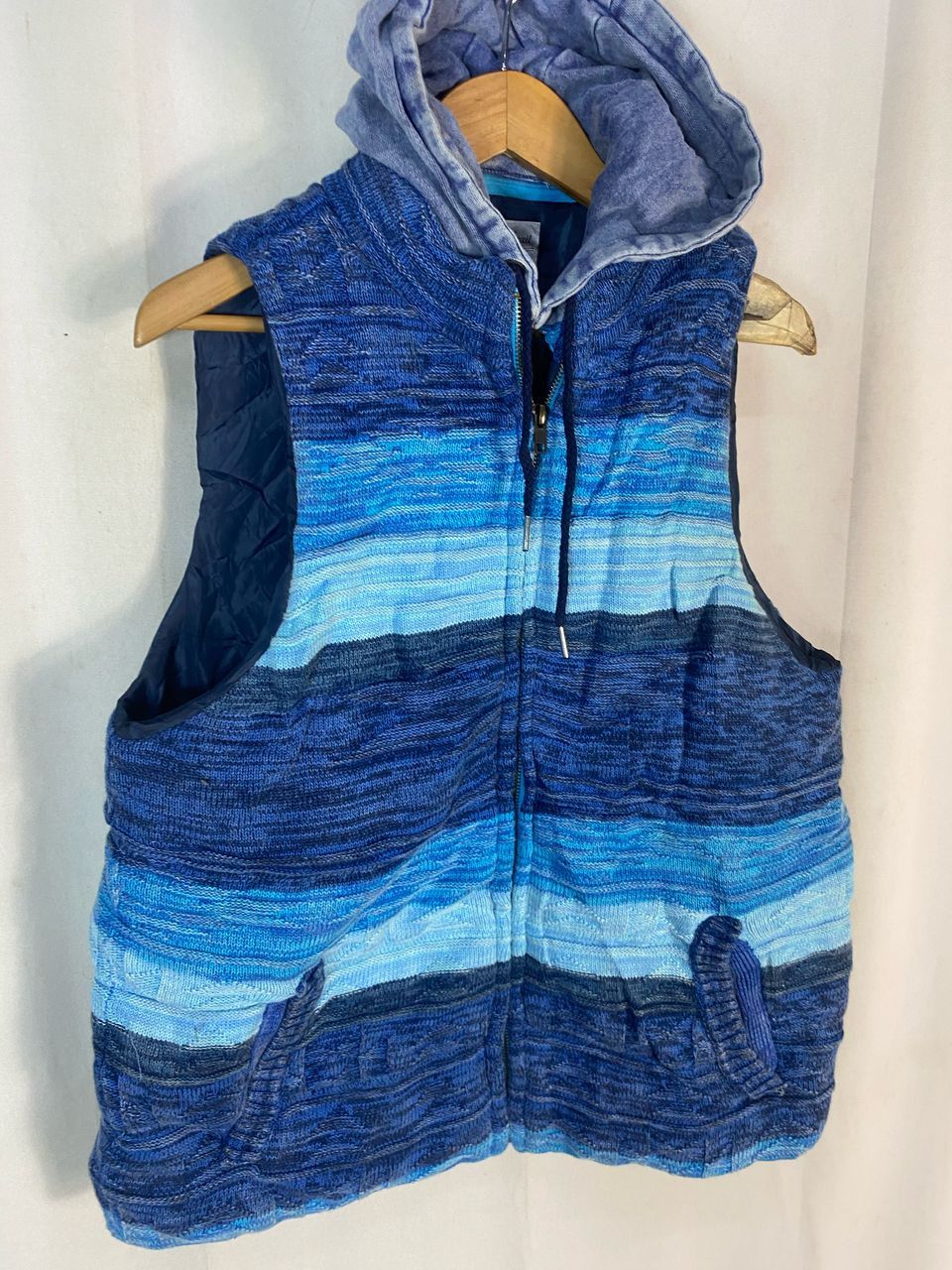 Japanese Brand Growth by grail multicolor sleeveless hoodie jacket Size US M / EU 48-50 / 2 - 3 Thumbnail