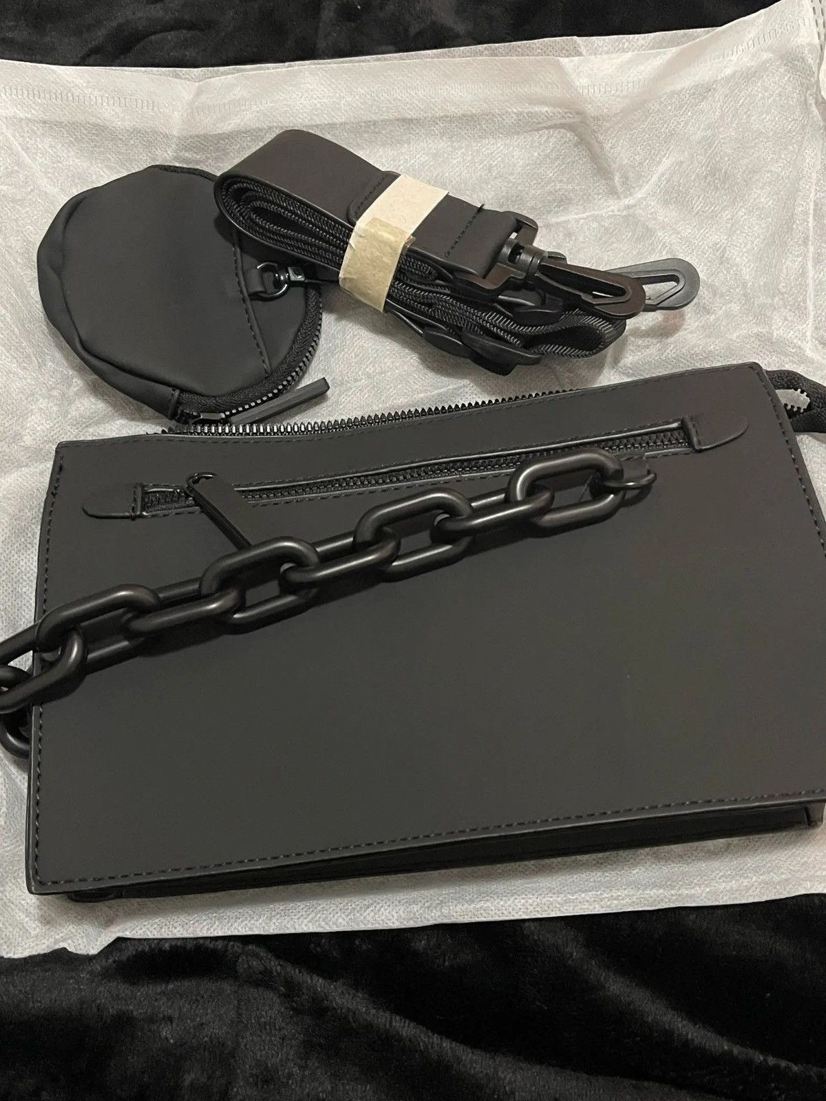 Japanese Brand Streetwear Men's Box Crossbody Bag Size ONE SIZE - 6 Thumbnail
