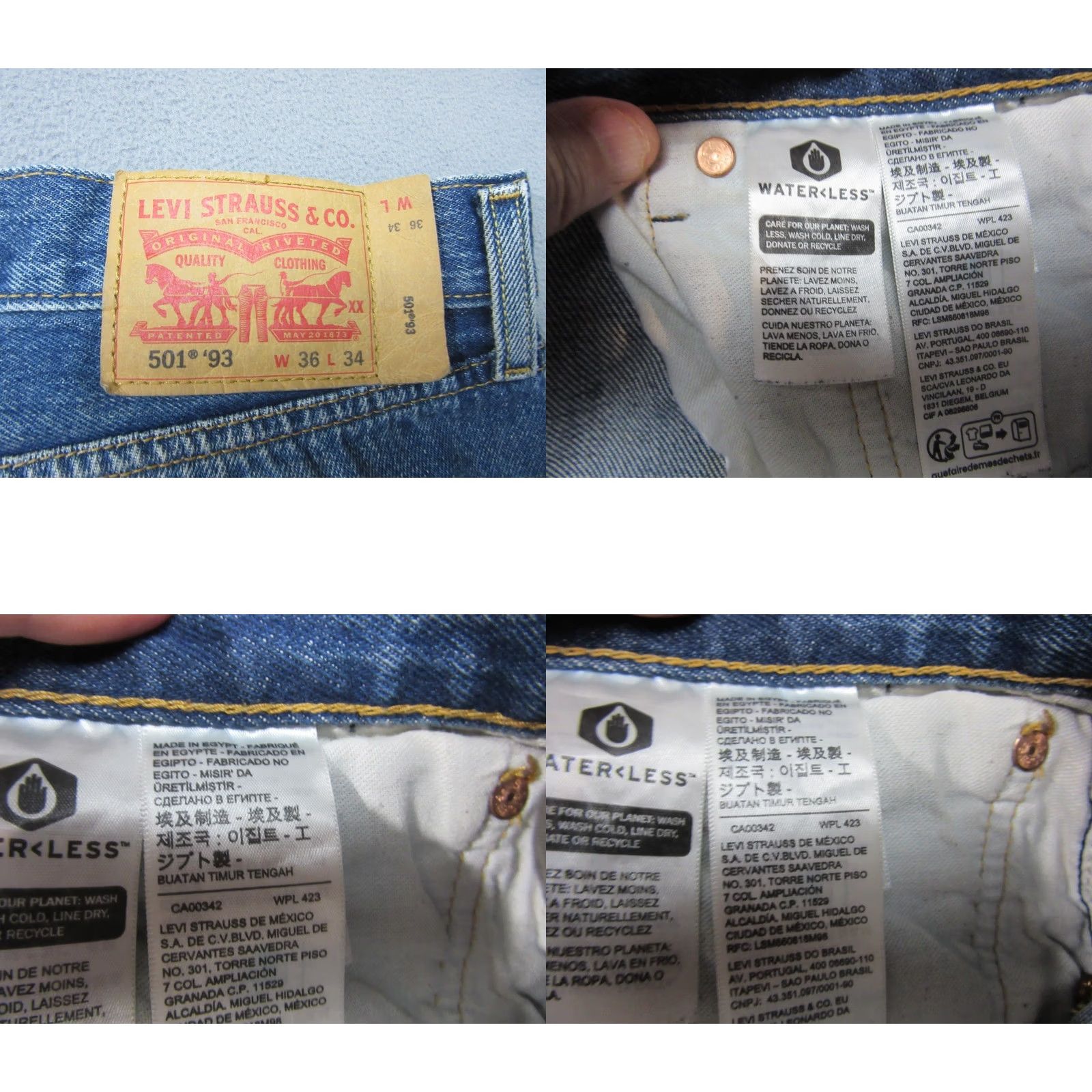 Levi's Item Specifications: Size: M Size US 36 / EU 52 - 9 Thumbnail