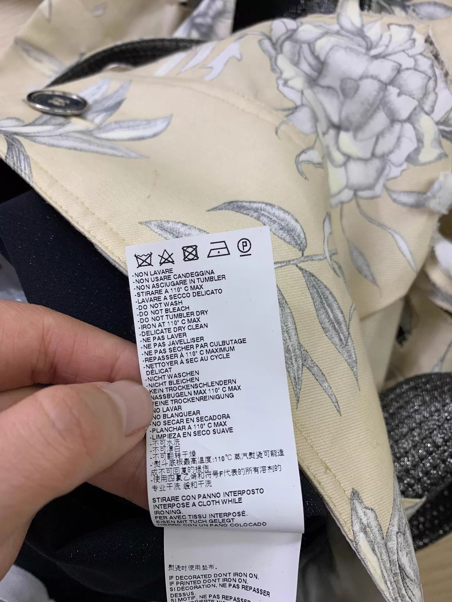 MM6 MM6 Maison Margiela khaki floral distressed skirt Size 27" / US 4 / IT 40 - 6 Thumbnail