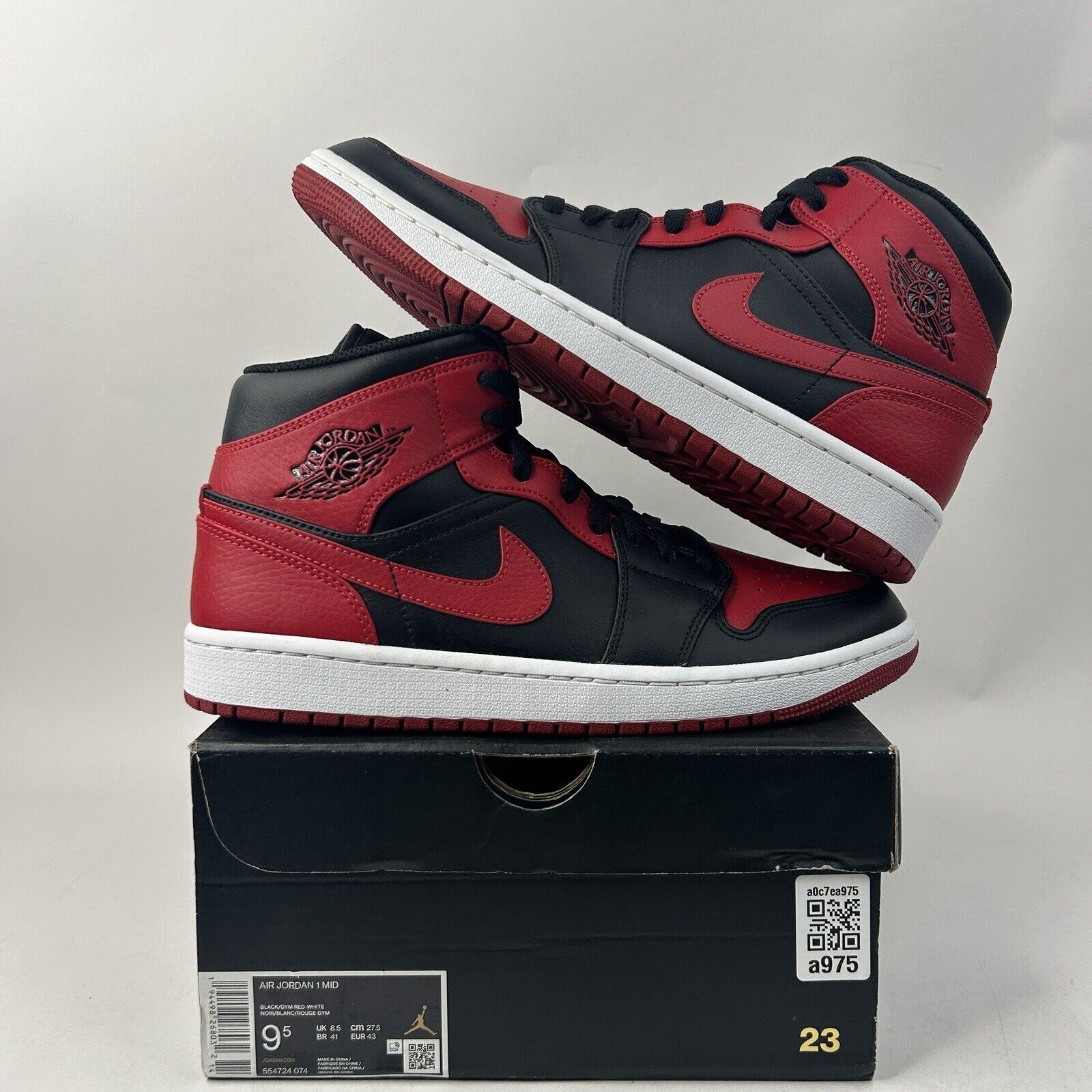 Nike Air Jordan 1 Mid Retro “Banned/Bred” 2024