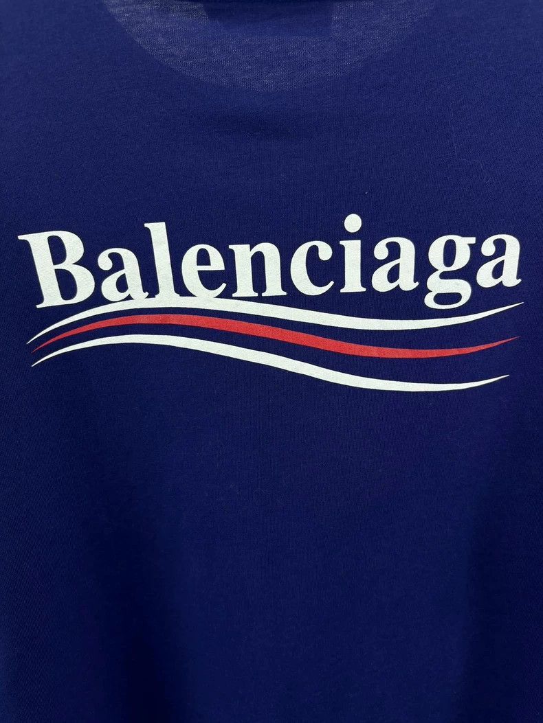 Balenciaga Balenciaga Blue Short Sleeve TShirt-2505 Size US S / EU 44-46 / 1 - 4 Thumbnail