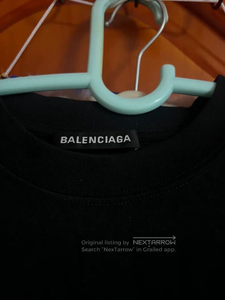 Balenciaga Small Logo Black T-Shirt
