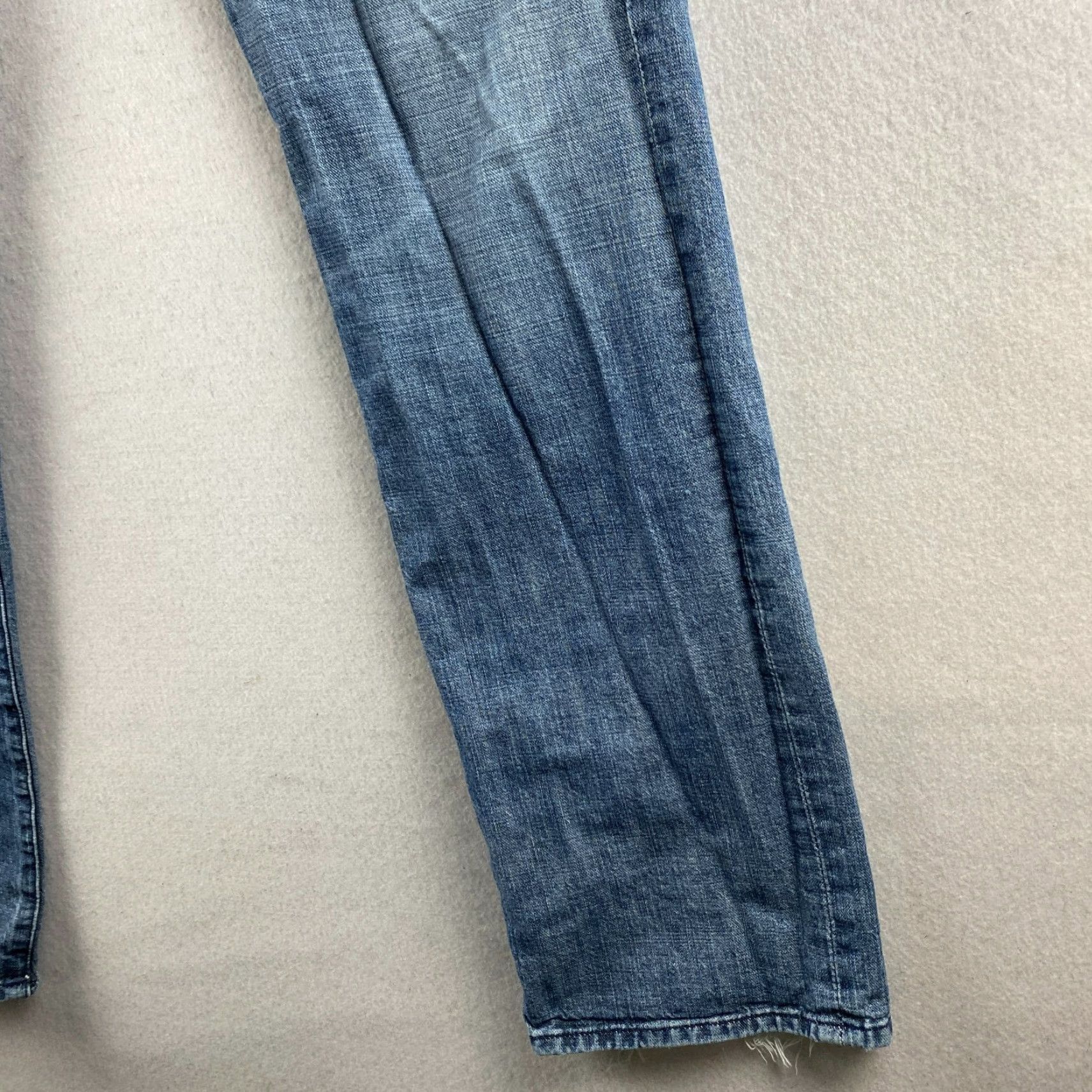 7 For All Mankind 7 For All Mankind Jeans Mens 36 Blue Straight Distressed Denim Size US 36 / EU 52 - 6 Thumbnail