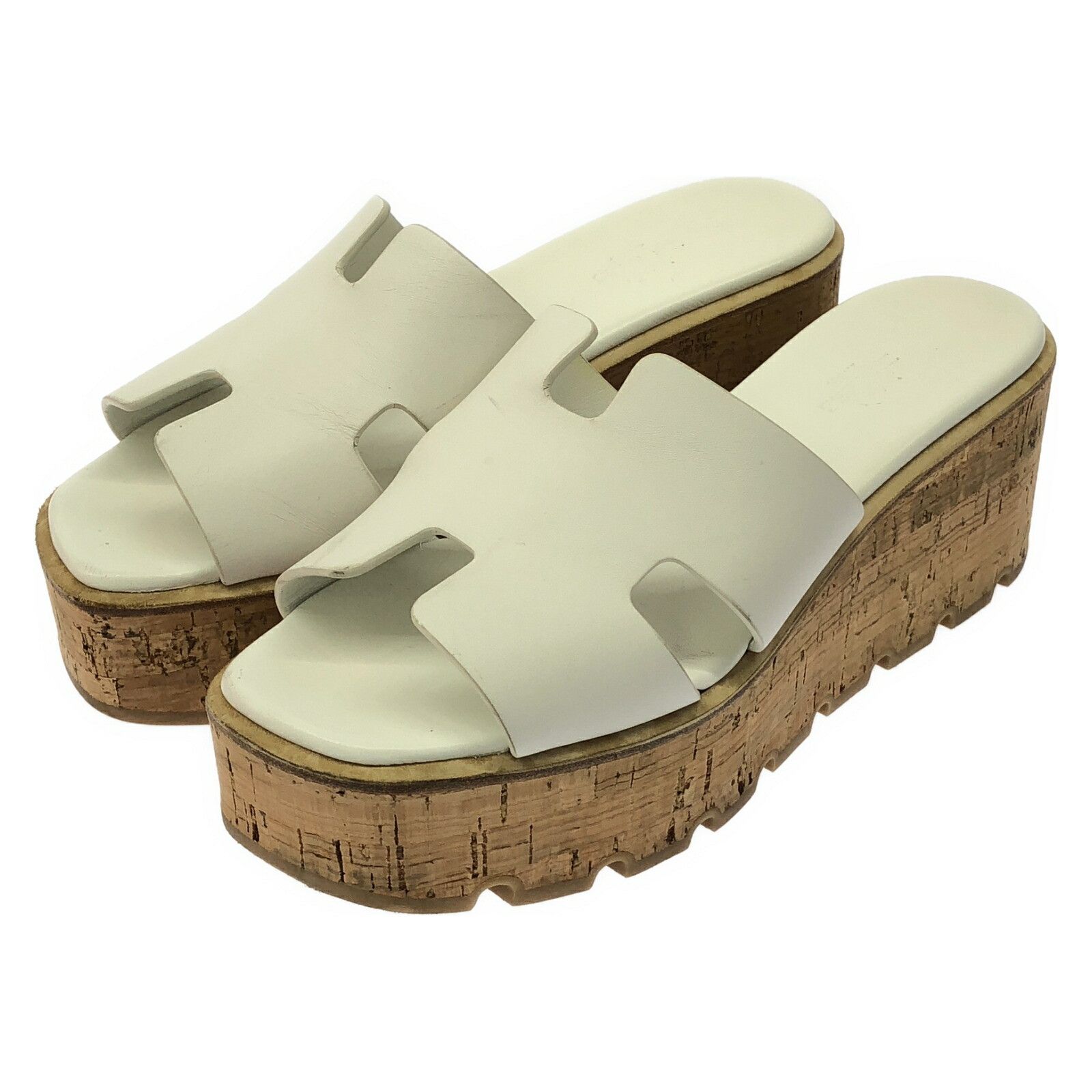 Hermes Hermes Ez 30 Sandals Others Shoes in White, Women's