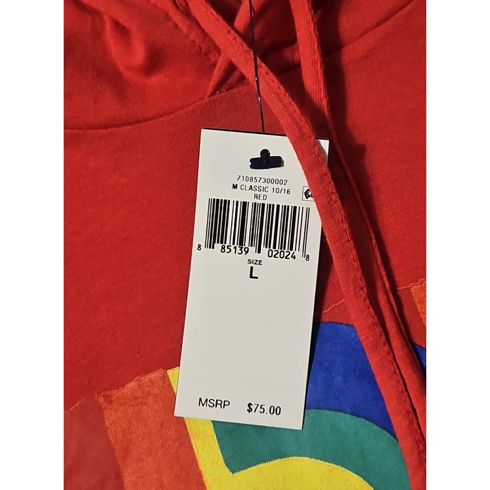 Polo Ralph Lauren Polo Ralph Lauren Hoodie Mens L Red Pony Rainbow Logo Graphic Lightweight Men Size NWT Size US L / EU 52-54 / 3 - 4 Thumbnail