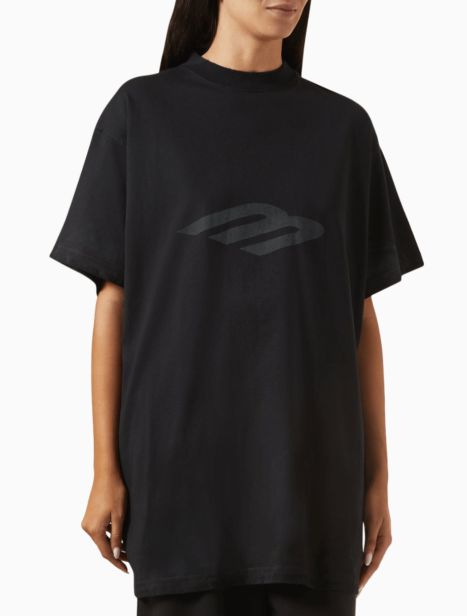 Balenciaga Balenciaga 3B Stencil Oversized T Shirt Size US M / EU 48-50 / 2 - 4 Thumbnail
