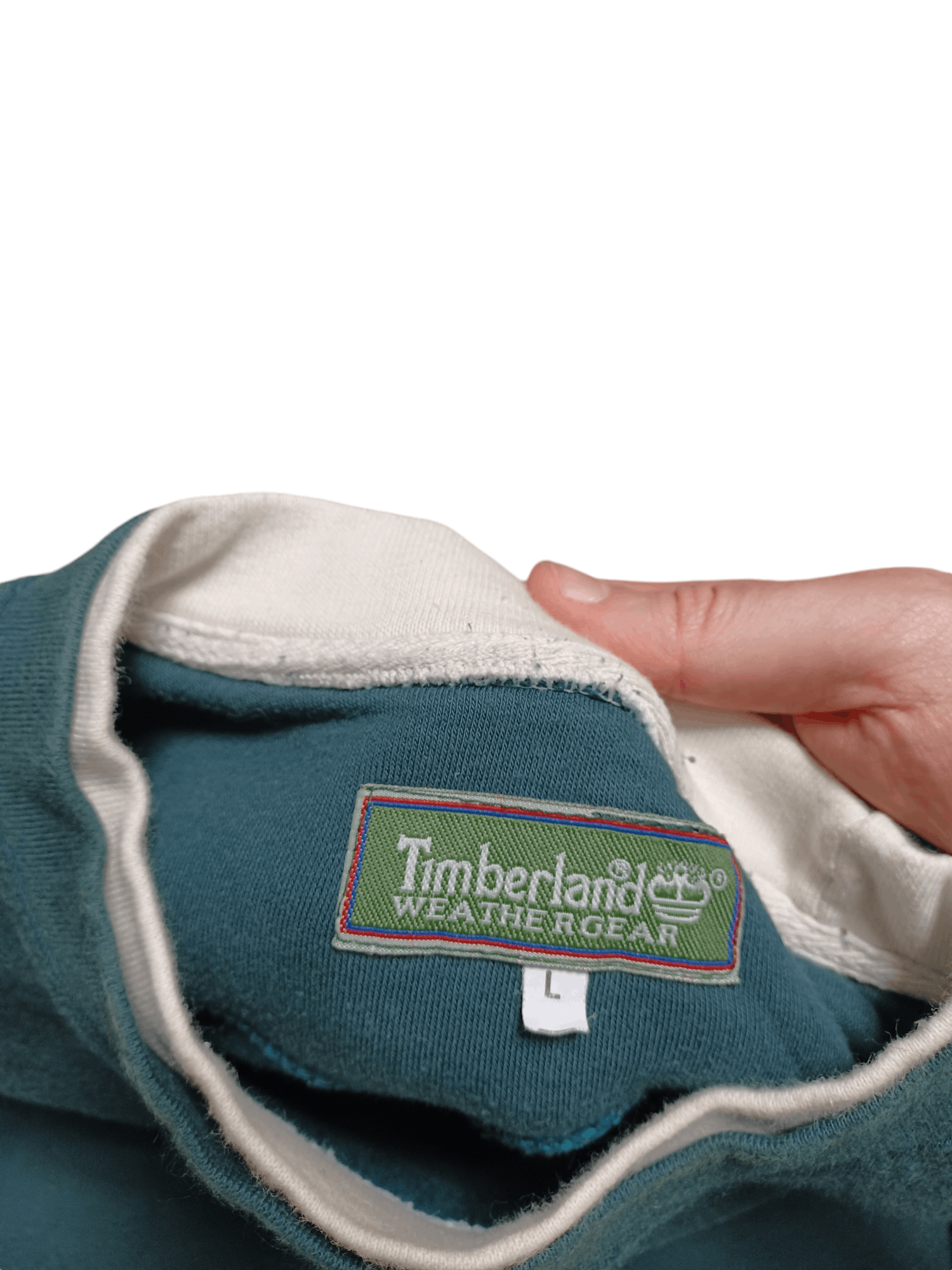 Timberland TIMBERLAND VINTAGE 90S BIGLOGO EMBROIDERED BOXY SWEATSHIRT Size US L / EU 52-54 / 3 - 4 Thumbnail