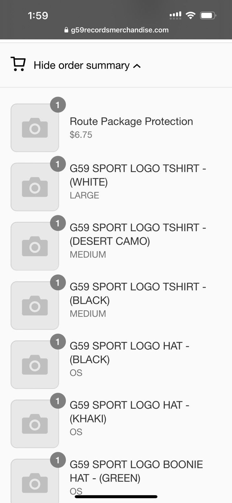Fuck The Population × G59 Records G59 sport from 2022 Greyday drop Size US M / EU 48-50 / 2 - 3 Thumbnail