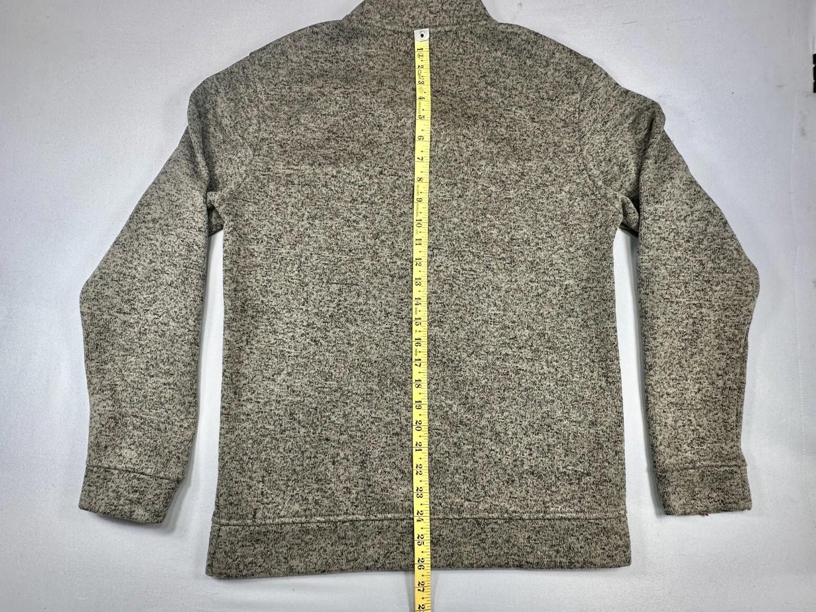 Eddie Bauer Eddie Bauer Men's M Gray Radiator Fleece Snap Mock Pullover Size US M / EU 48-50 / 2 - 3 Thumbnail