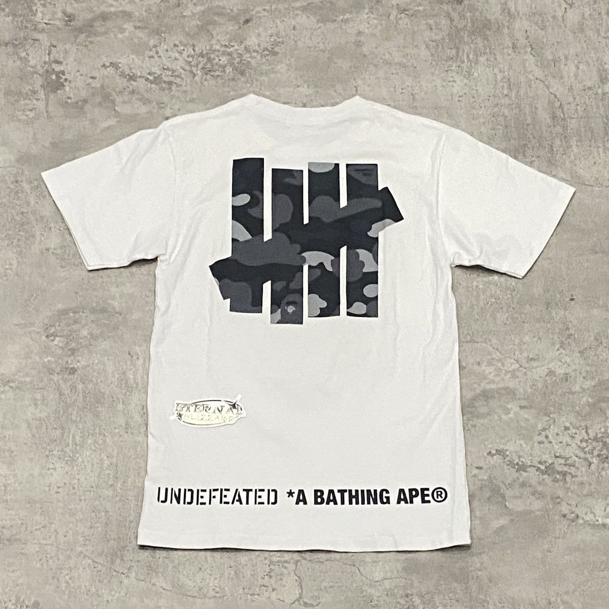 Bape Big Ape Head Logo Undefeated Tee