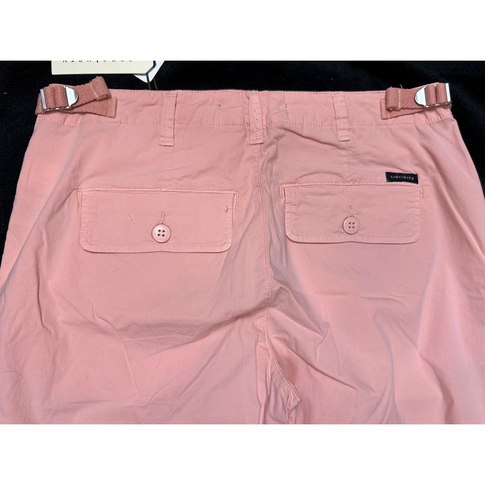 Sanctuary Sanctuary Button Cuffed Pants Coral size 29 Size 29" - 5 Thumbnail