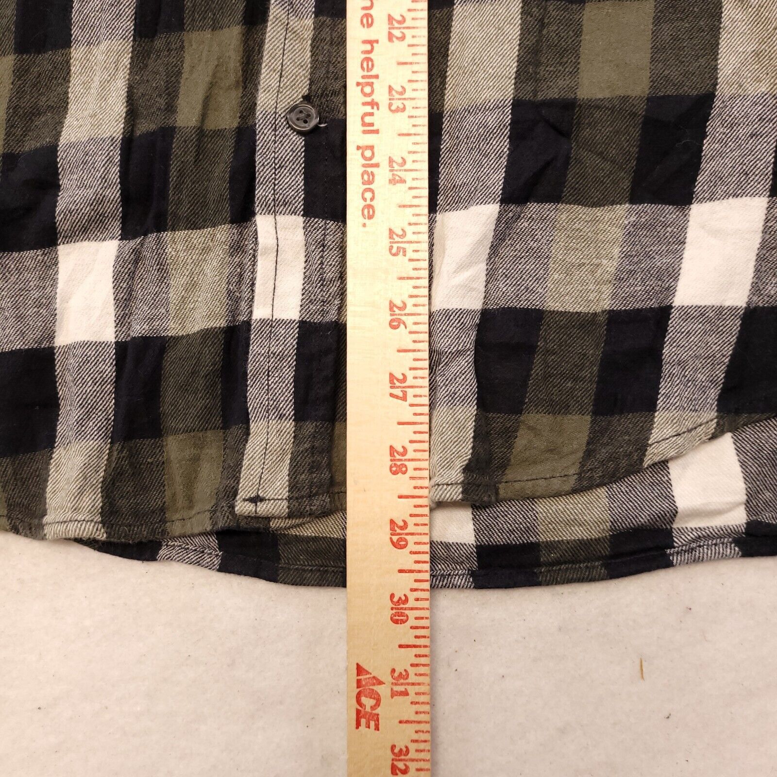 Old Navy Old Navy GIngham Flannel Shirt Mens Size XL Green Black Size US XL / EU 56 / 4 - 8 Thumbnail