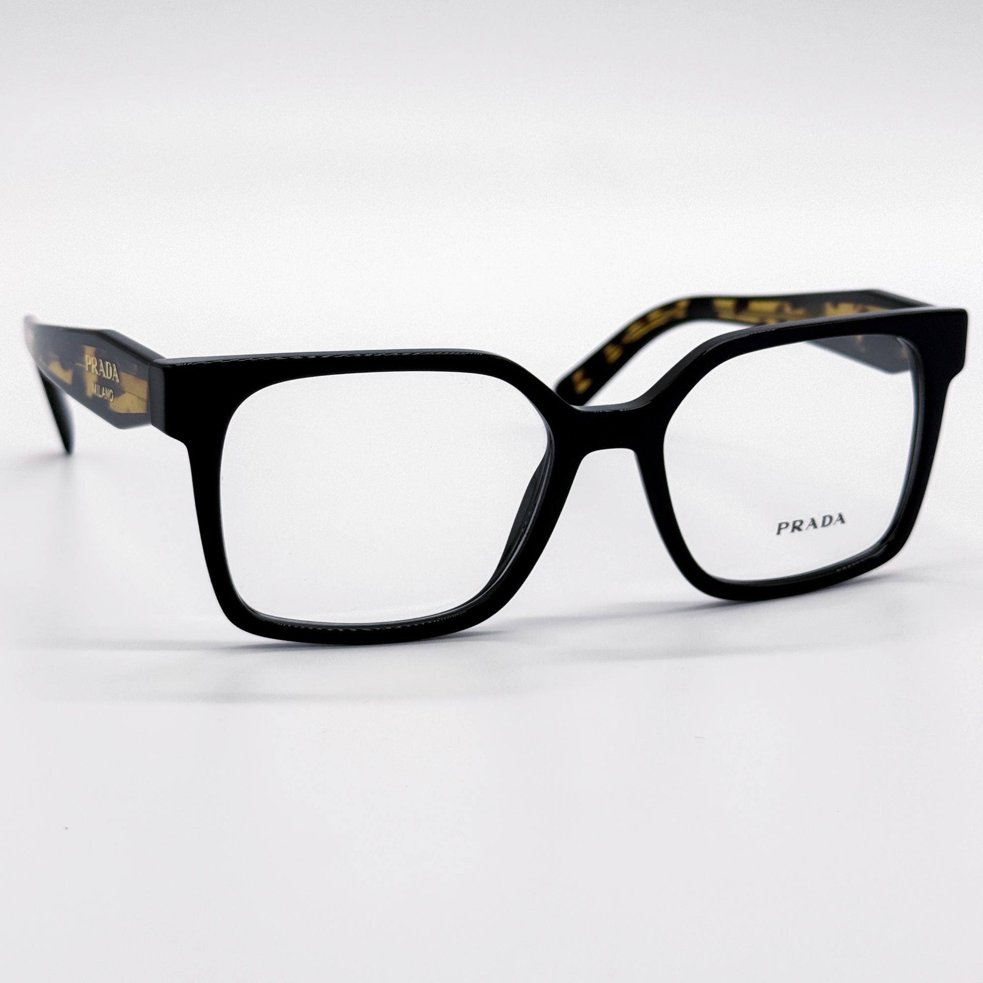 Prada NEW PRADA EYEGLASSES PRB03V 3891O1 BLACK HAVANA WOMEN PR B03 Size ONE SIZE - 5 Thumbnail