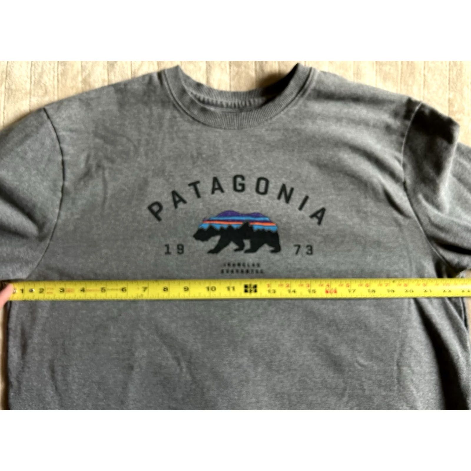 Patagonia Patagonia Sweatshirt Arched Fitz Roy Bear Uprisal Crew Gray L Men NM Size US L / EU 52-54 / 3 - 5 Thumbnail