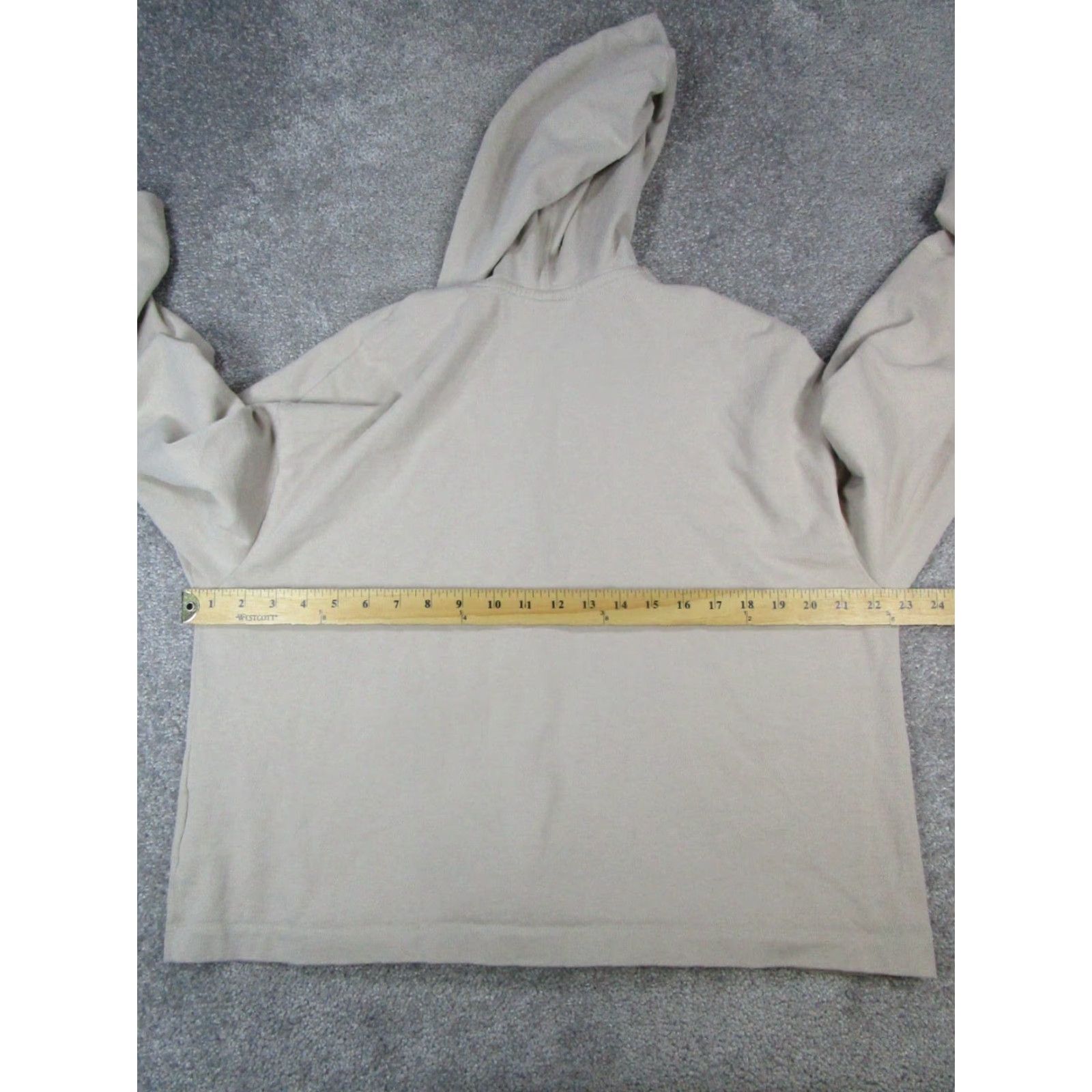 Nike Nike Tech Fleece Hoodie Womens Large Beige Cotton Full Zip Fleece Hoodie Size L / US 10 / IT 46 - 5 Thumbnail