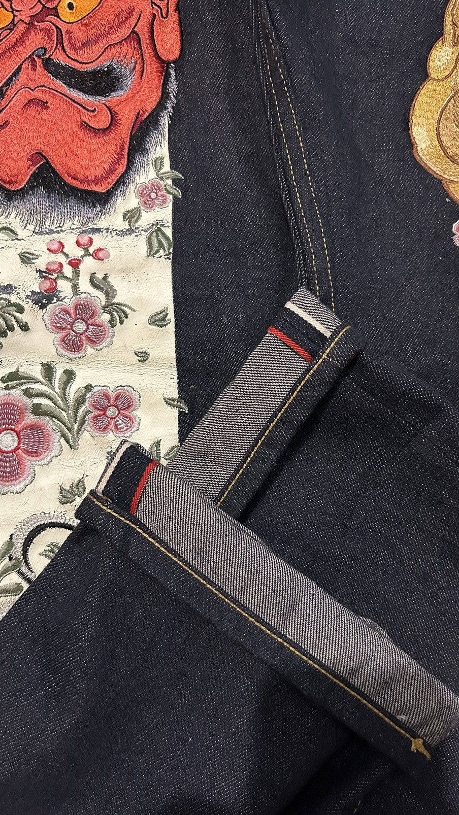 Evisu RARE❗️Evisu Horicho Mask Daicock Selvedge Denim Jeans Size US 38 / EU 54 - 2 Thumbnail