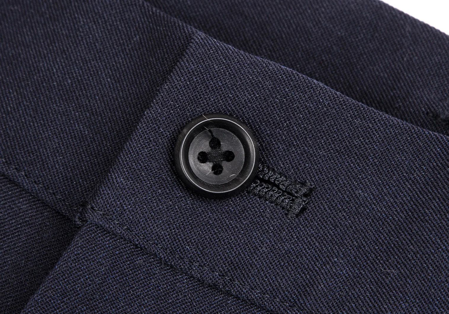 Yohji Yamamoto Yohji Yamamoto Wool Gabardine Zip Pants Navy 2 Size US 32 / EU 48 - 3 Thumbnail