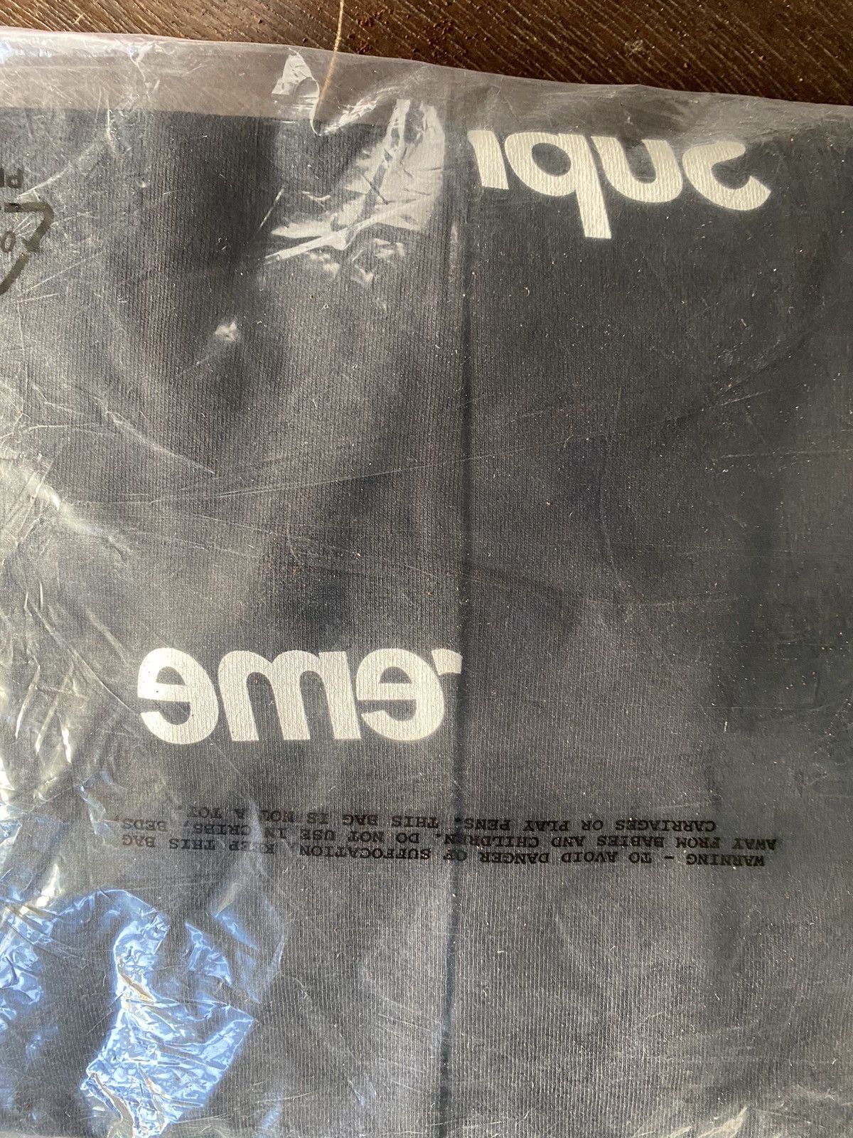 Comme des Garcons × Supreme New Supreme Comme Des Garcons Split Box Tee XL Bogo Black Size US XL / EU 56 / 4 - 9 Thumbnail