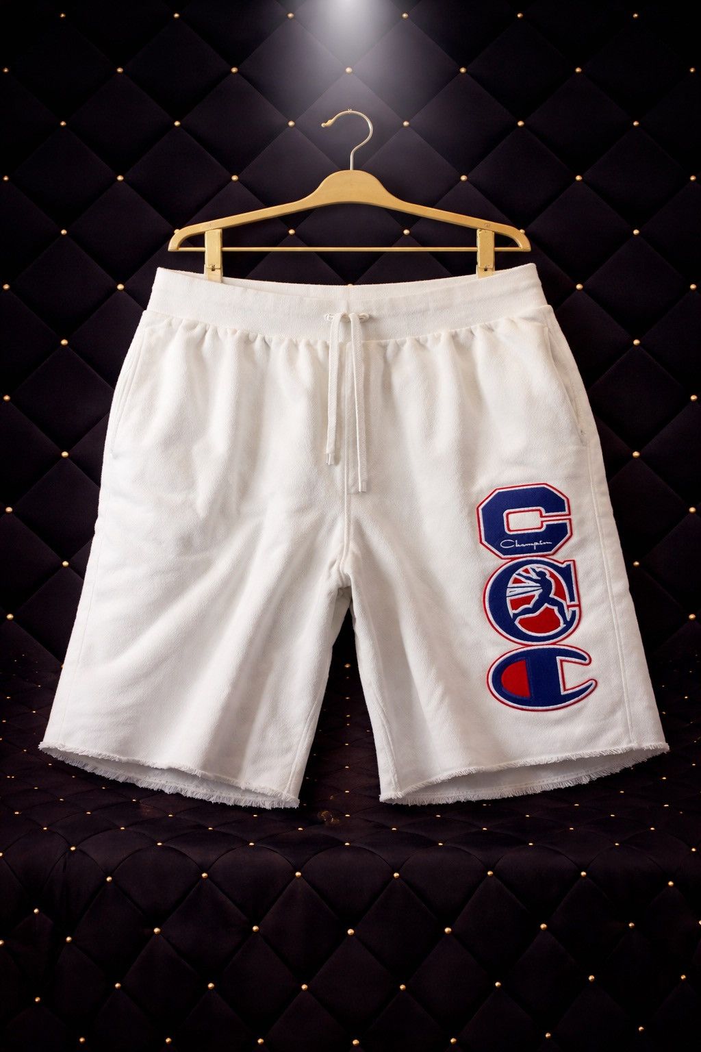 Champion CHAMPION BIG C LOGO FLEECE SWEAT SHORTS Size US 32 / EU 48 - 1 Preview