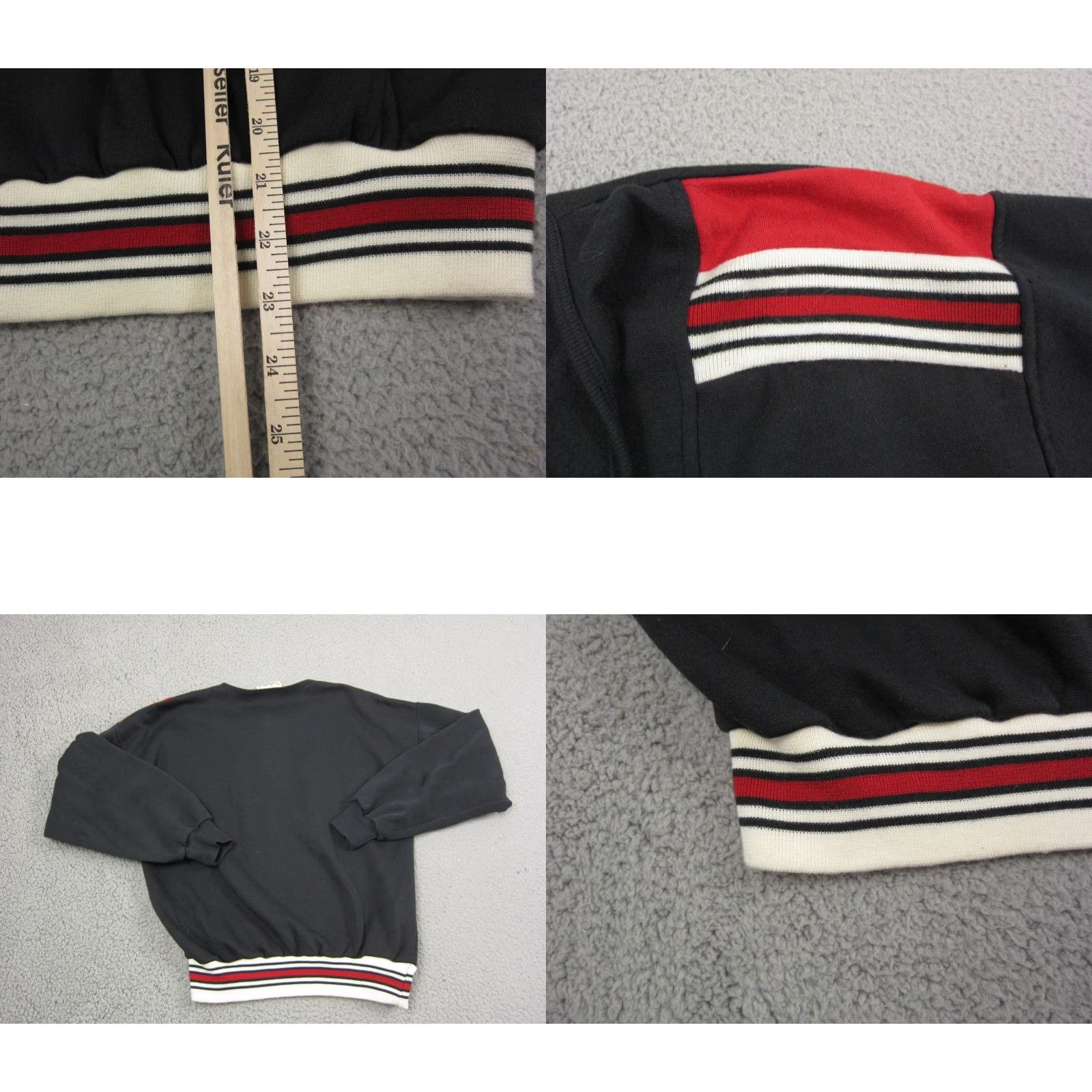 McGregor VINTAGE McGregor Sweatshirt Womens S Black Pullover Crew Neck 80s 90s Activewear Size S / US 4 / IT 40 - 9 Thumbnail