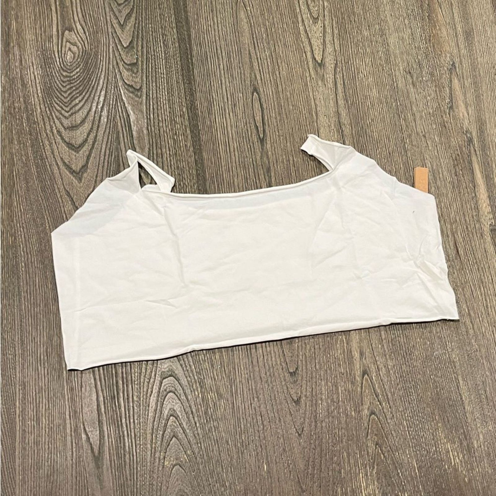 SKIMS NWT Skims Raw Edge Intimates Cami Cropped Top Marble Plus 4X Size 4XL / US 24-26 - 4 Thumbnail