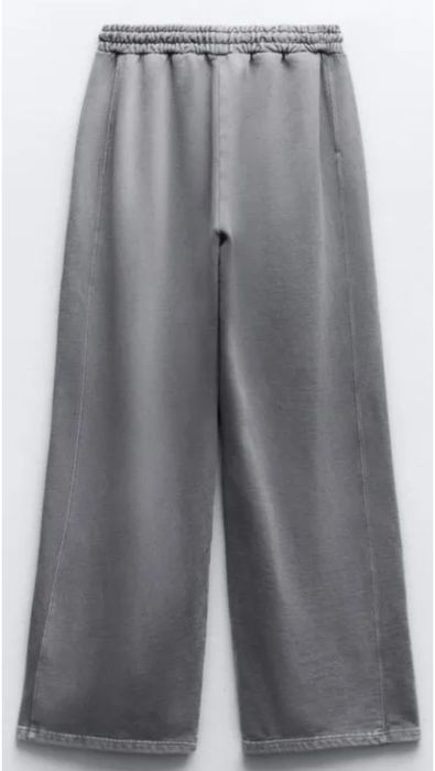 Zara PLUSH STRAIGHT LEG PANTS