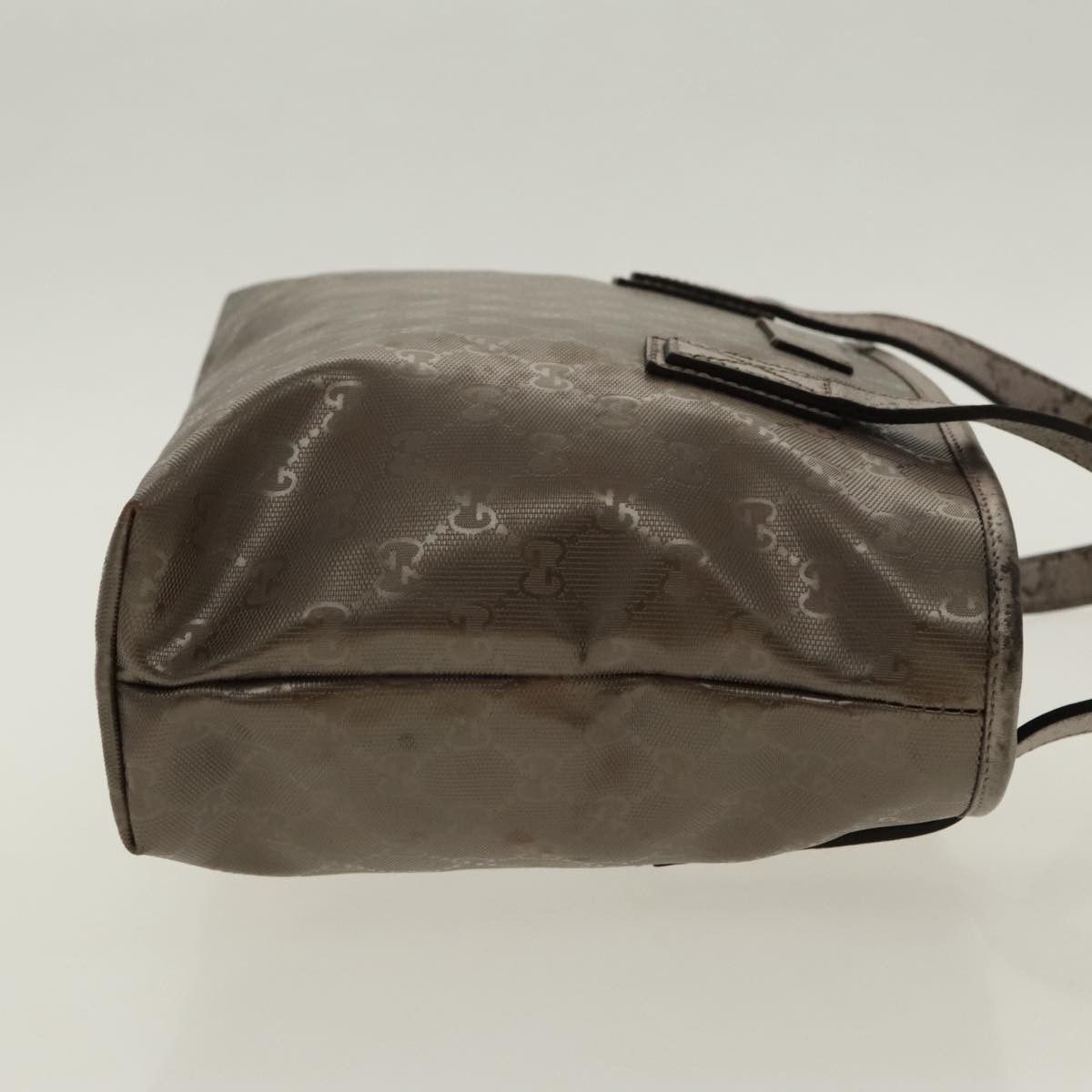 Gucci GUCCI GG Implementation Tote Bag Silver Metallic Size ONE SIZE - 4 Thumbnail