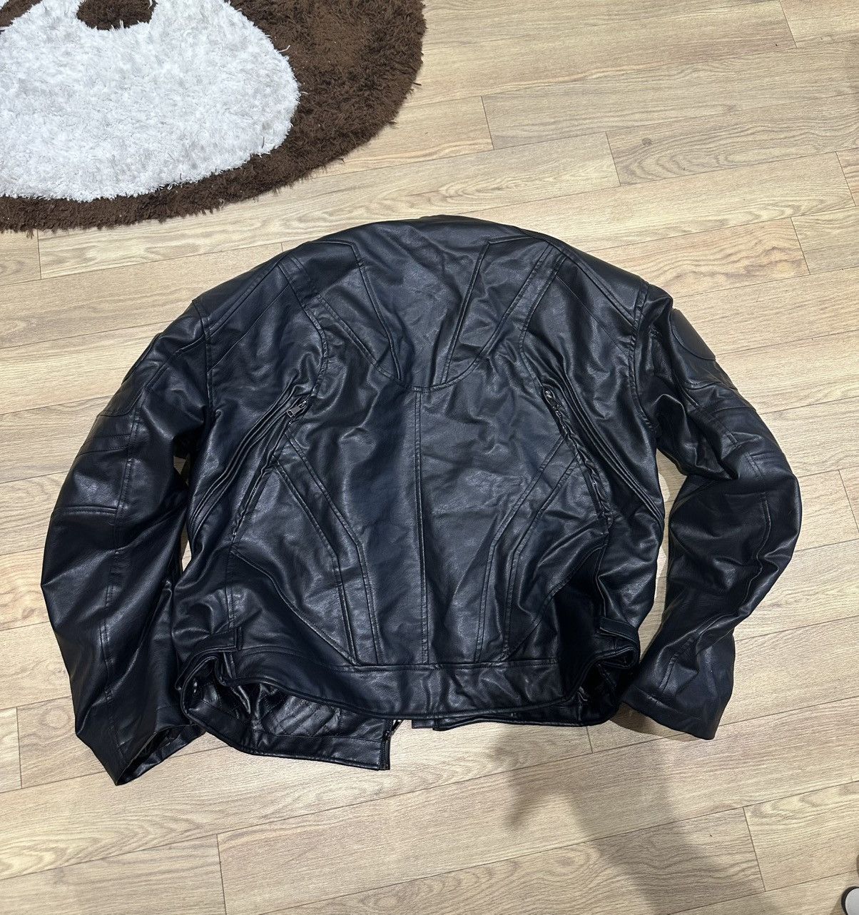 Other Leather biker jacket Size US L / EU 52-54 / 3 - 2 Thumbnail