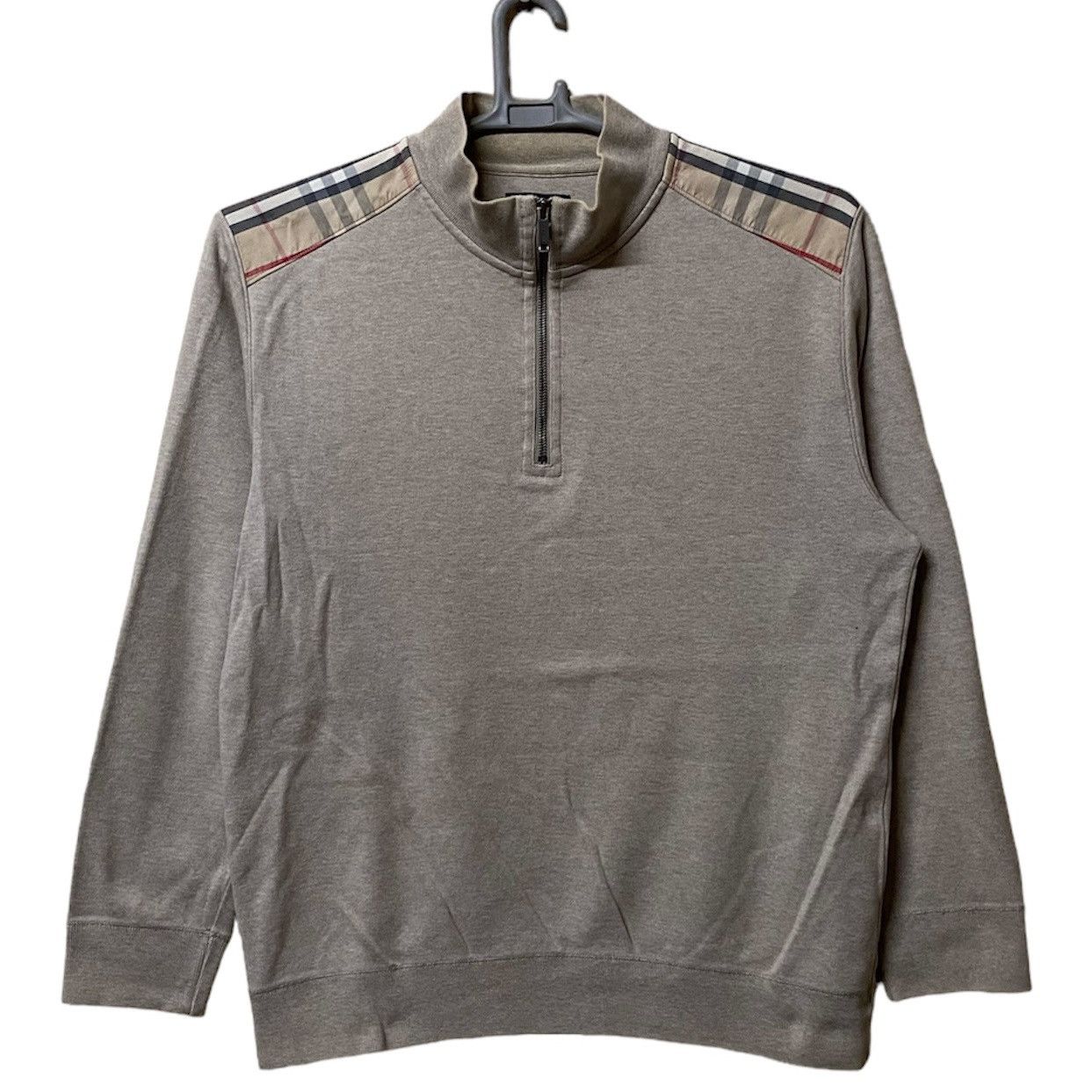 Burberry Burberry half zipper sweatshirt Size US L / EU 52-54 / 3 - 1 Thumbnail