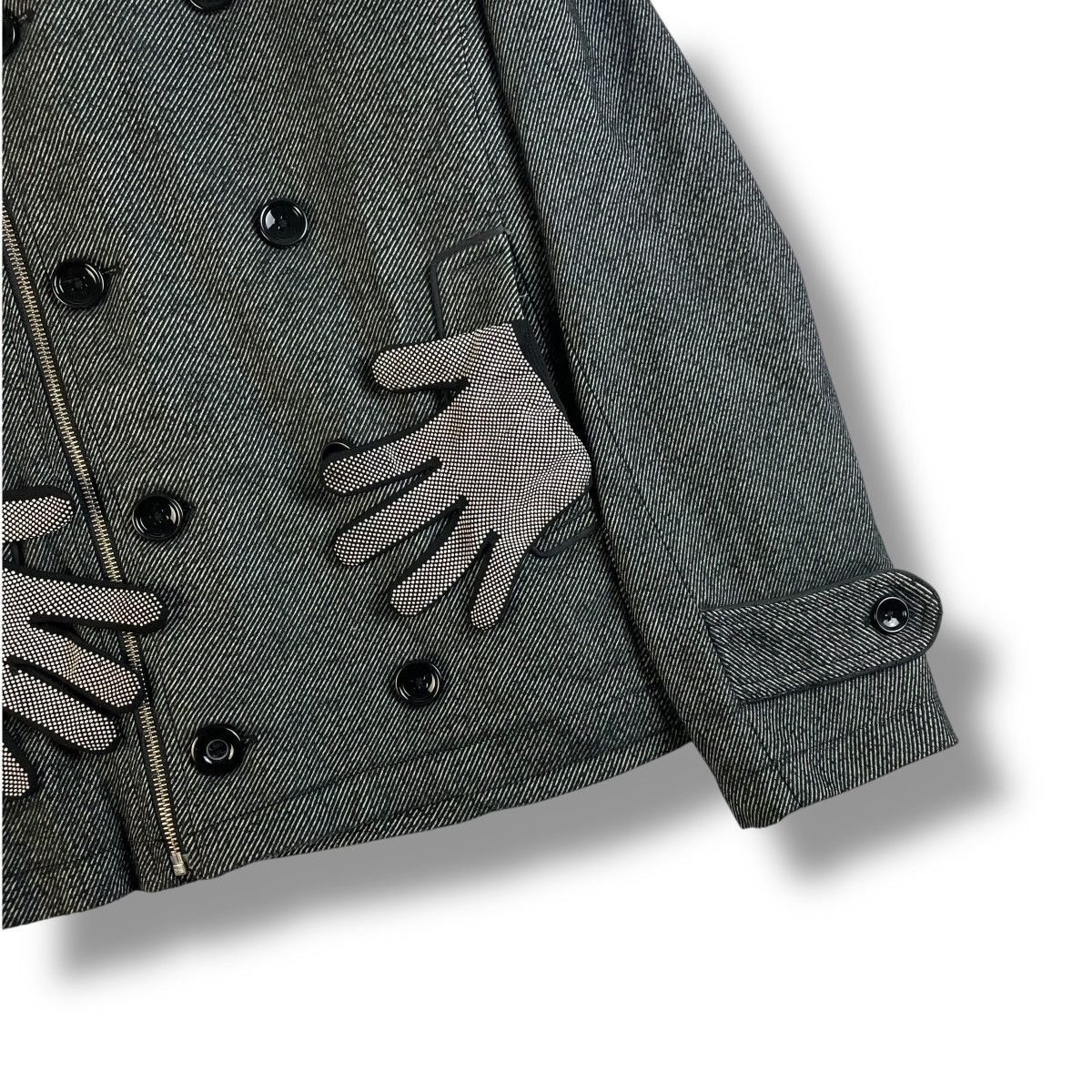 Isamu Katayama Backlash 🇯🇵 SEMANTIC DESIGN DETACHABLE FUR HOODIE PUNK GOTHIC JACKET Size US L / EU 52-54 / 3 - 18 Thumbnail