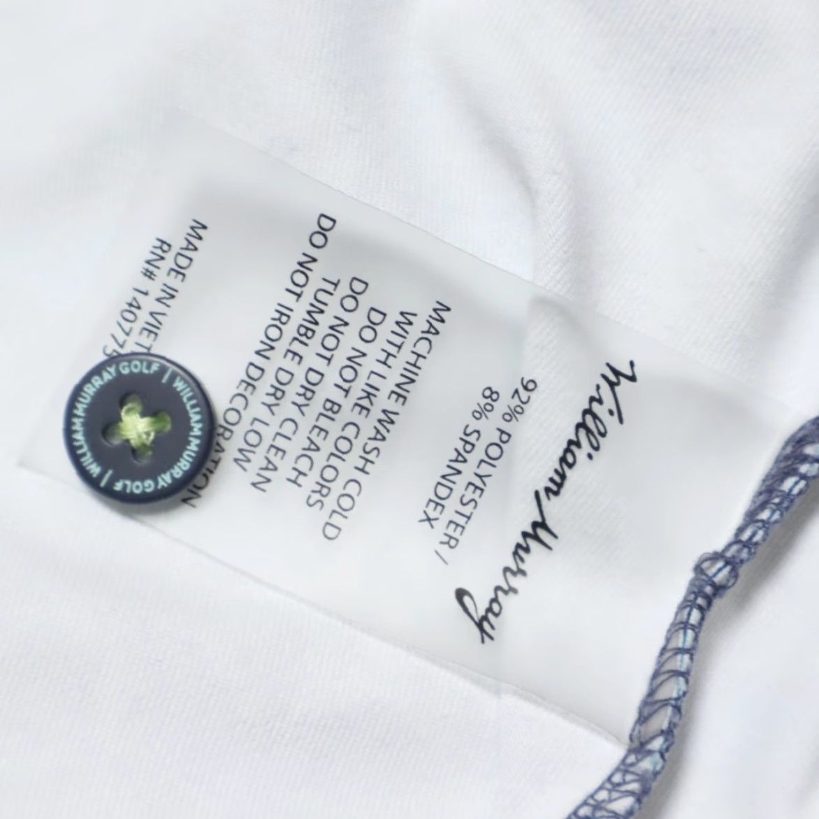 NEXT William Murray Next Stop Stretch Geometric Polo Shirt Navy Men's 2XL Size US XXL / EU 58 / 5 - 7 Thumbnail