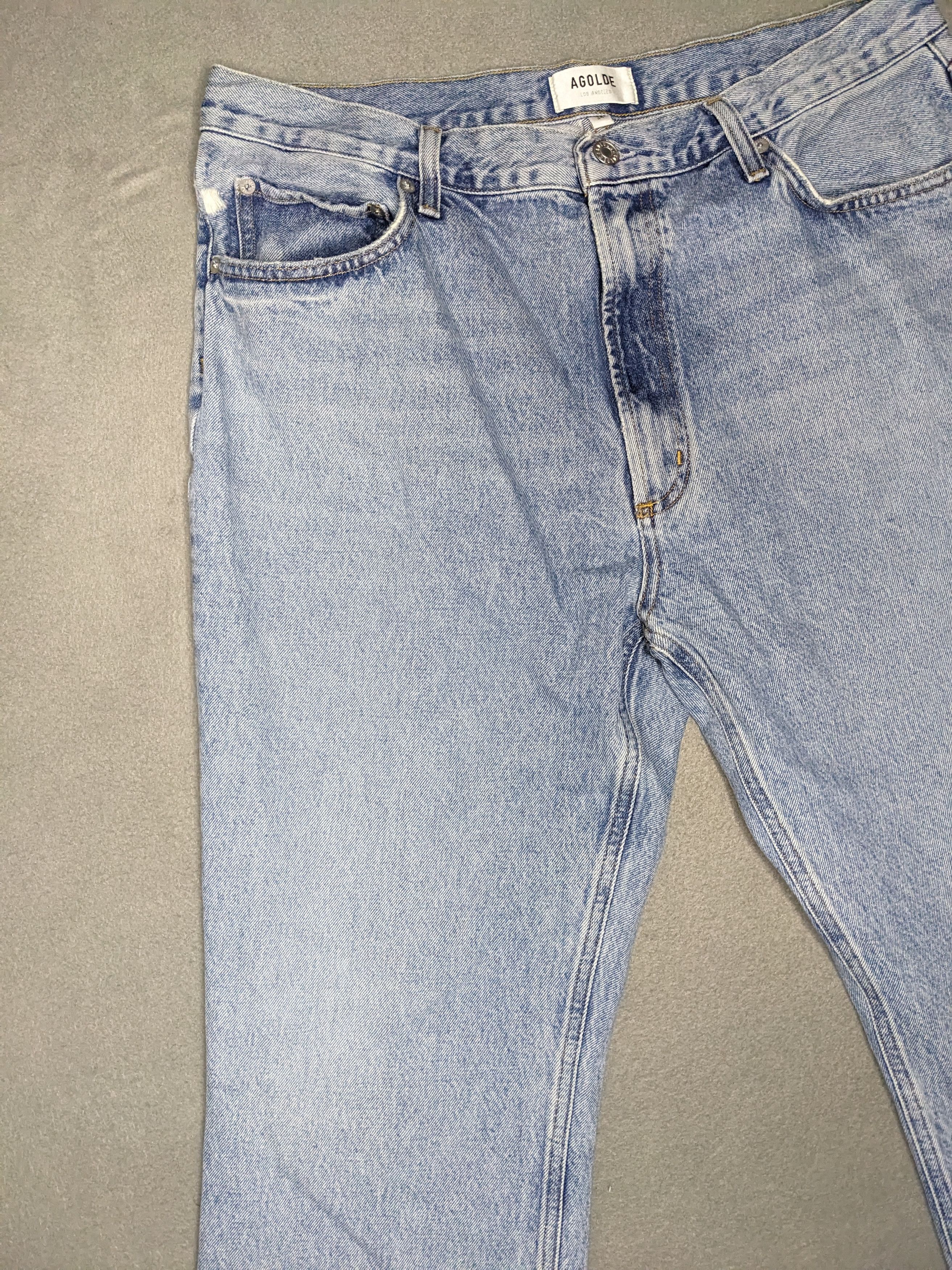 Agolde AGOLDE Vintage Straight Jeans 34x30 Organic Cotton Denim Size 34" / US 12 / IT 48 - 4 Thumbnail