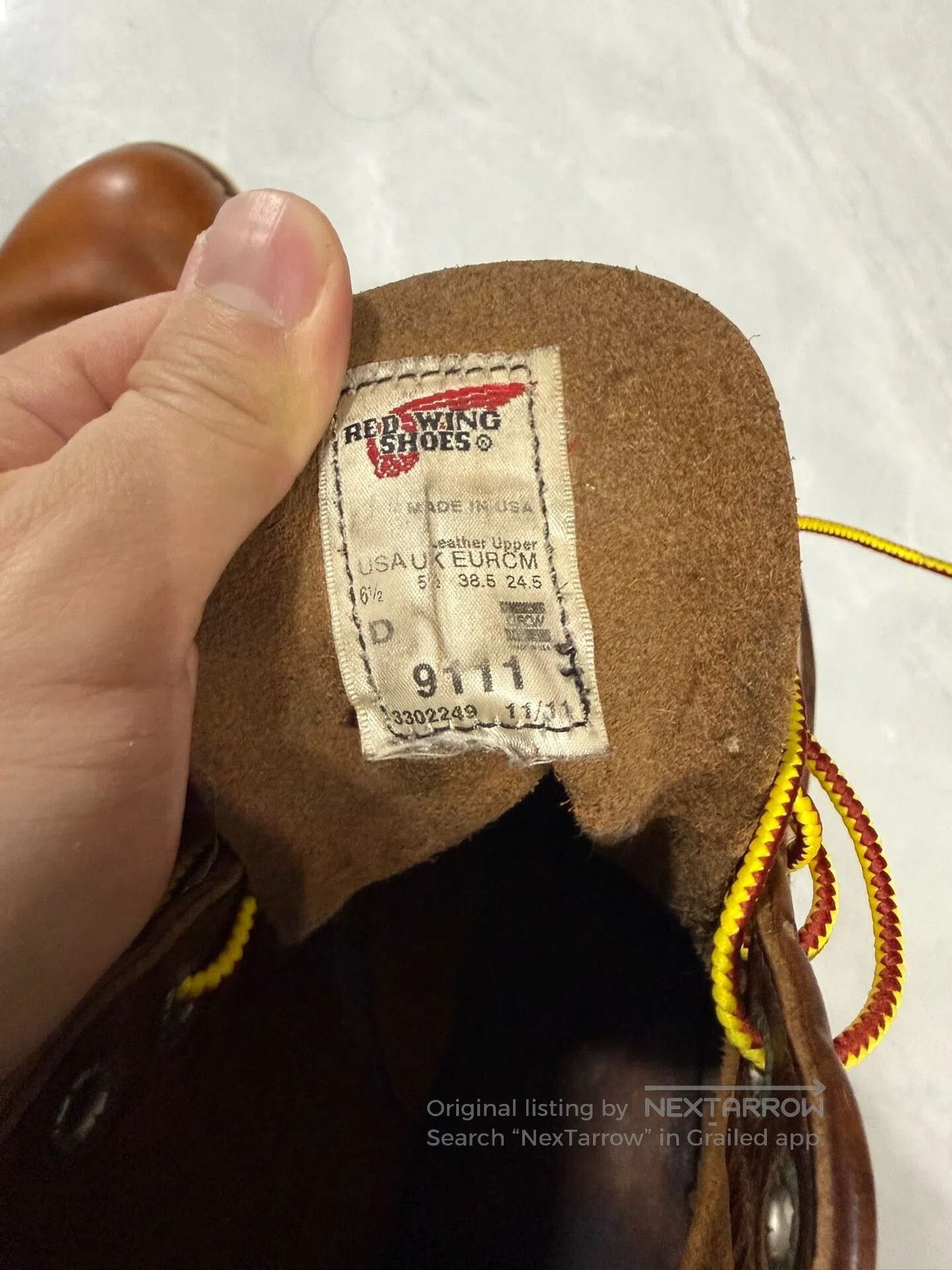 Red Wing Red Wing 9111 Work Boots. Size US 6.5 / EU 39-40 - 7 Thumbnail